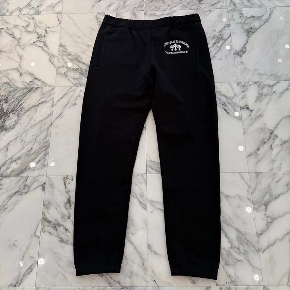 CHROME HEARTS King Taco 3 Cemetery Cross Embroidery Sweat Long