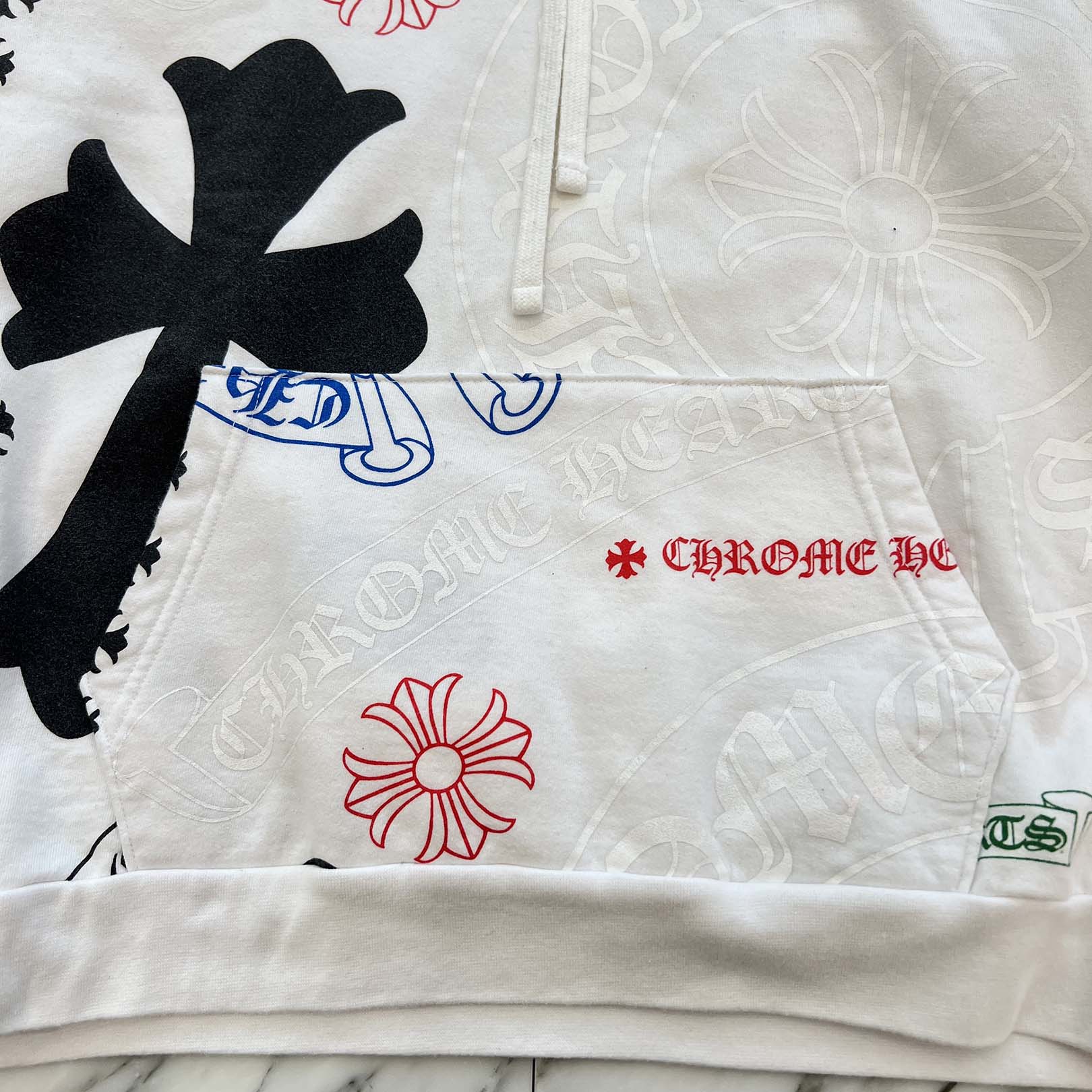 CHROME HEARTS Stencil Pullover Hoodie Size L クロムハーツ ステンシル プルオーバーフーディ サイズL