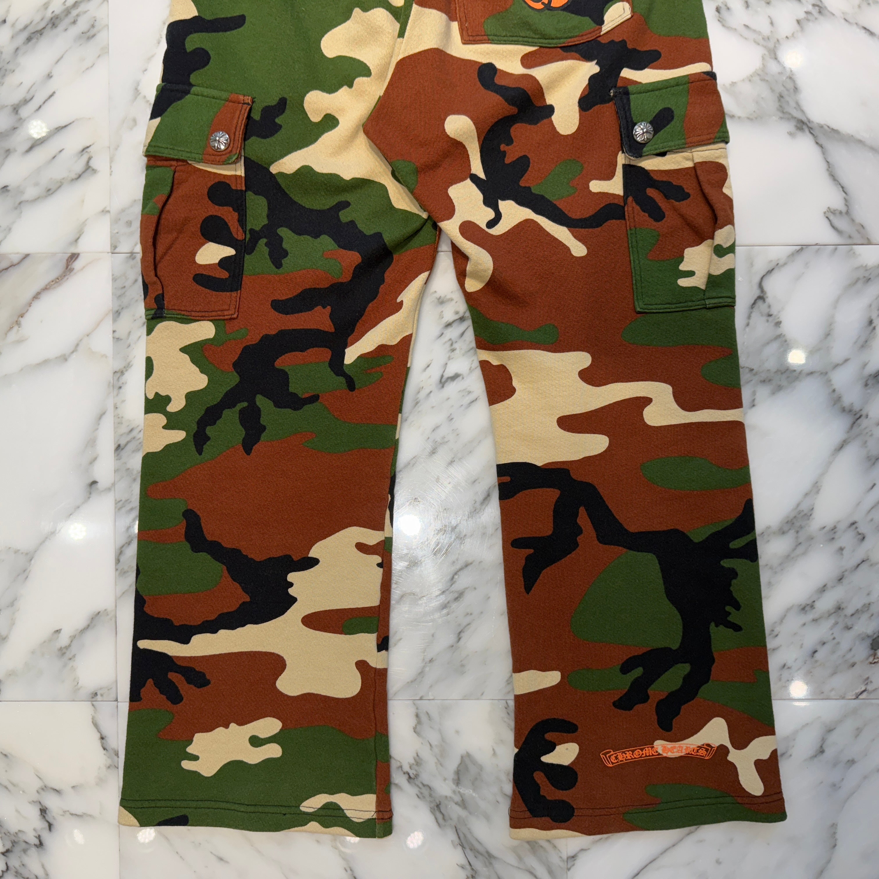 CHROME HEARTS×MATTY BOY 2022SS PPO Caution Sweat Cargo Pants Size XXL クロムハーツ×マッティボーイ コーション スウェットカーゴパンツ サイズXXL