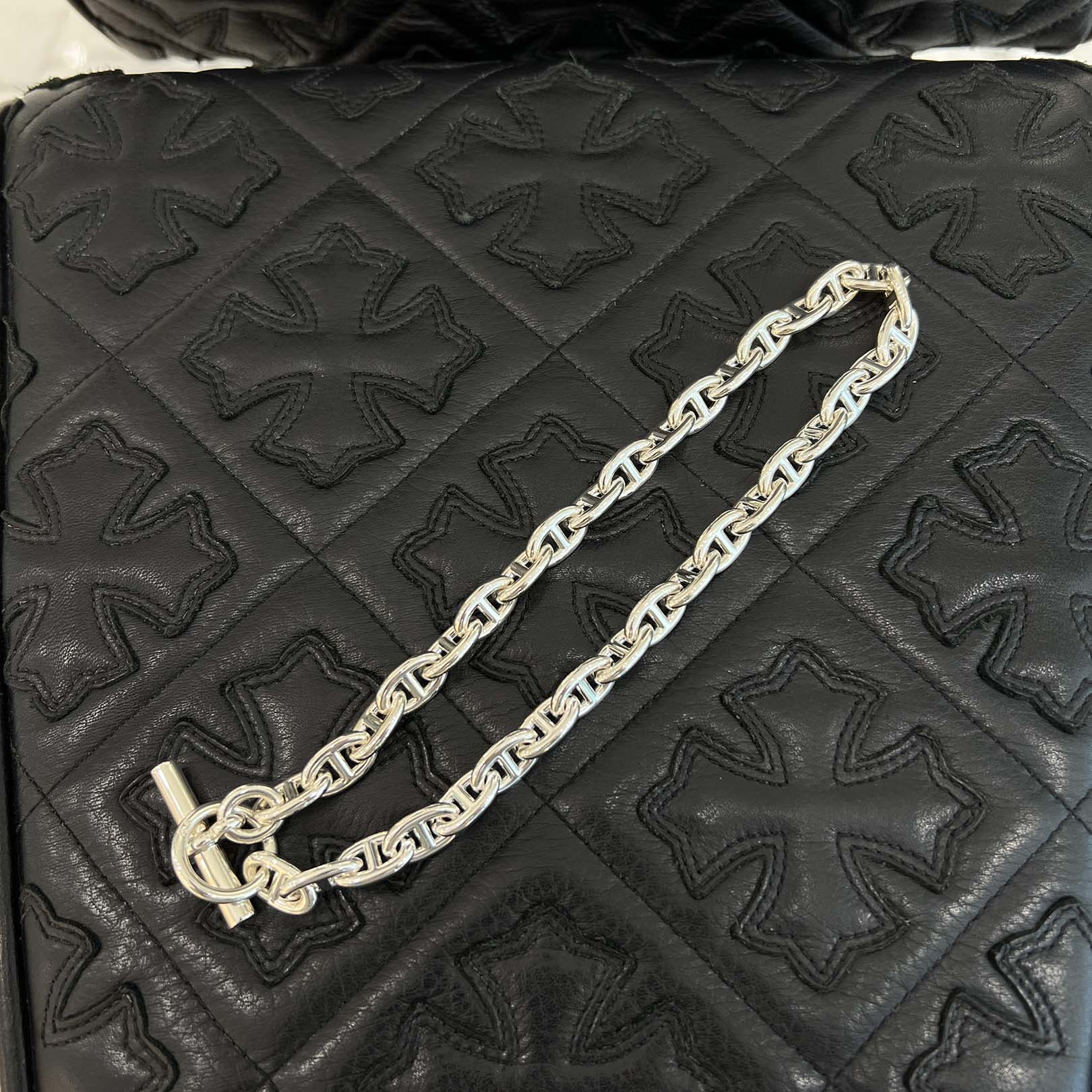 HERMES Chaine d’Ancre Necklace MM 36コマ エルメス シェーヌダンクル ネックレス MM 36コマ