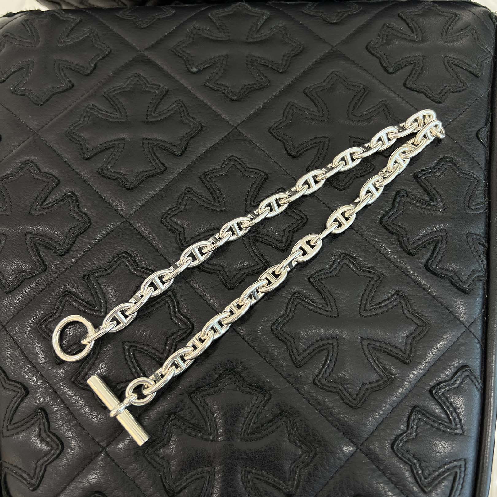 HERMES Chaine d’Ancre Necklace MM 36コマ エルメス シェーヌダンクル ネックレス MM 36コマ