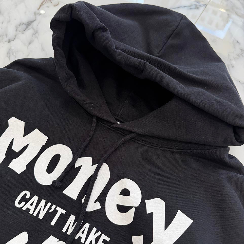 VETEMENTS Slogan Print Pullover Hoodie UA53TR001 Size L ヴェトモン スローガンプリント プルオーバーフーディ サイズL
