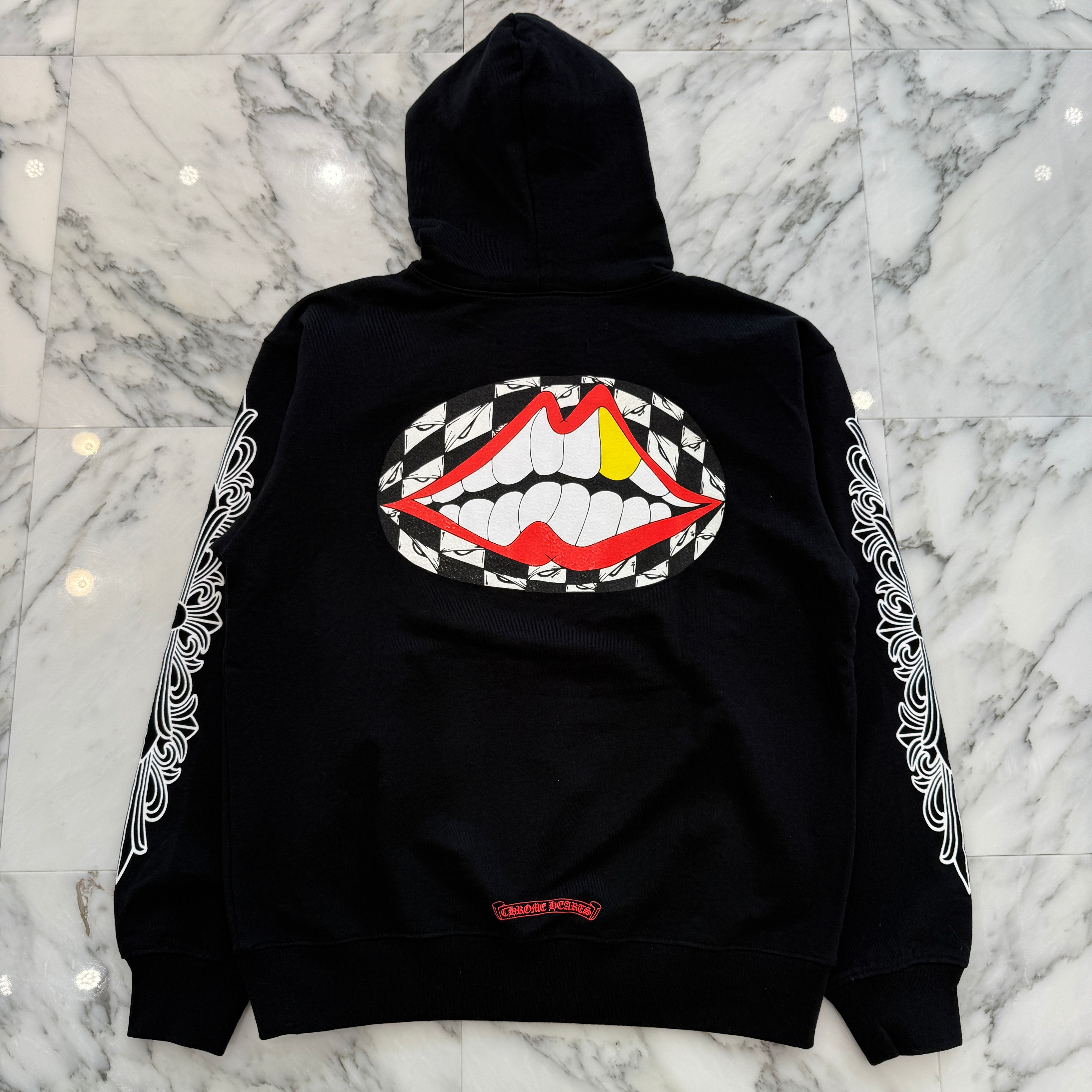 CHROME HEARTS × MATTY BOY 99 Eyes Chomper Pullover Hoodie Size M クロムハーツ × マッティボーイ 99アイズ チョンパー プルオーバーフーディー サイズM