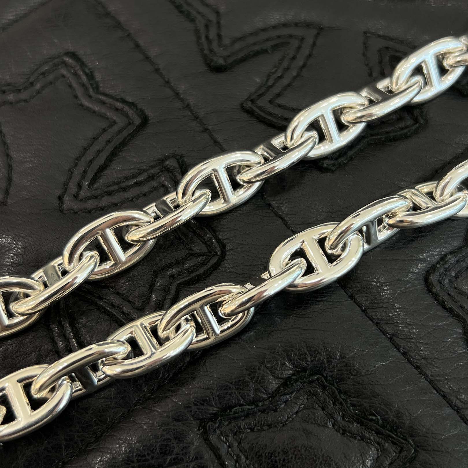 HERMES Chaine d’Ancre Necklace MM 36コマ エルメス シェーヌダンクル ネックレス MM 36コマ