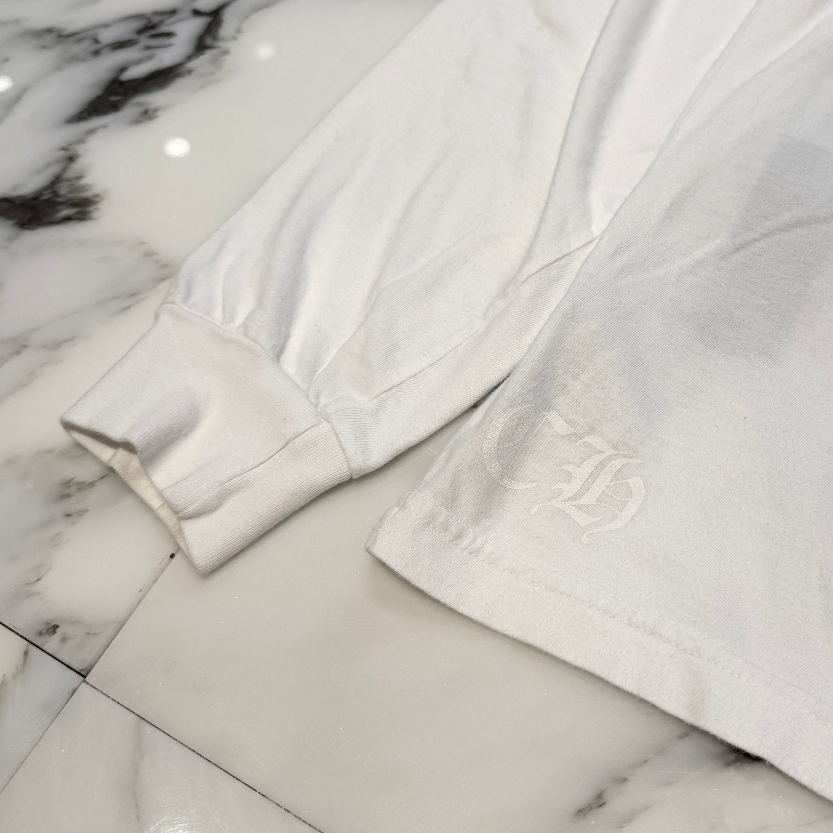CHROME HEARTS Honolulu Limited Back Scroll Logo Long Sleeve Tee