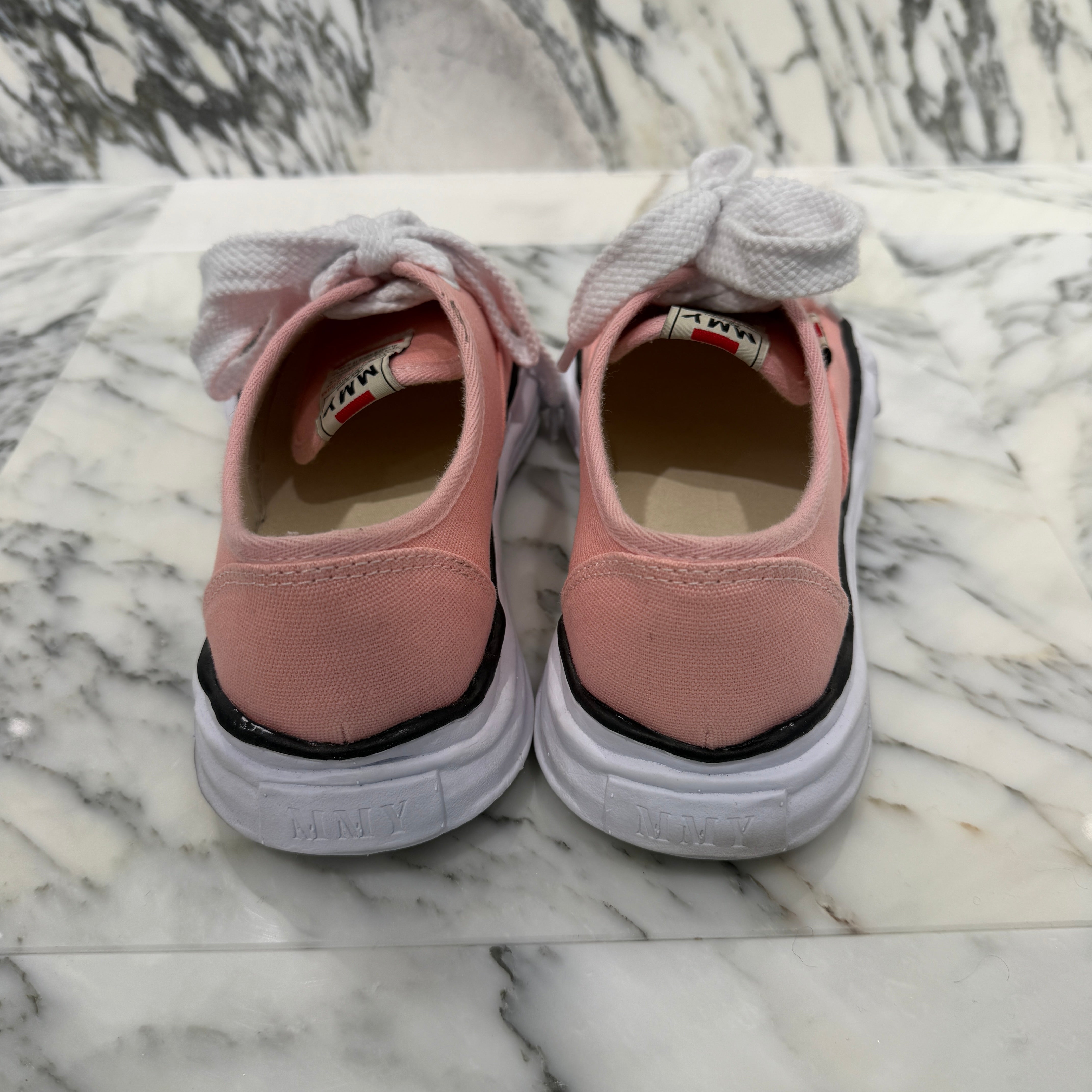 Maison MIHARA YASUHIRO BAKER OG Sole Canvas Low-top Sneaker "Pink" A02FW704 Size 42 メゾン ミハラヤスヒロ BAKER OG ソール キャンバス ローカット スニーカー "ピンク" サイズ42
