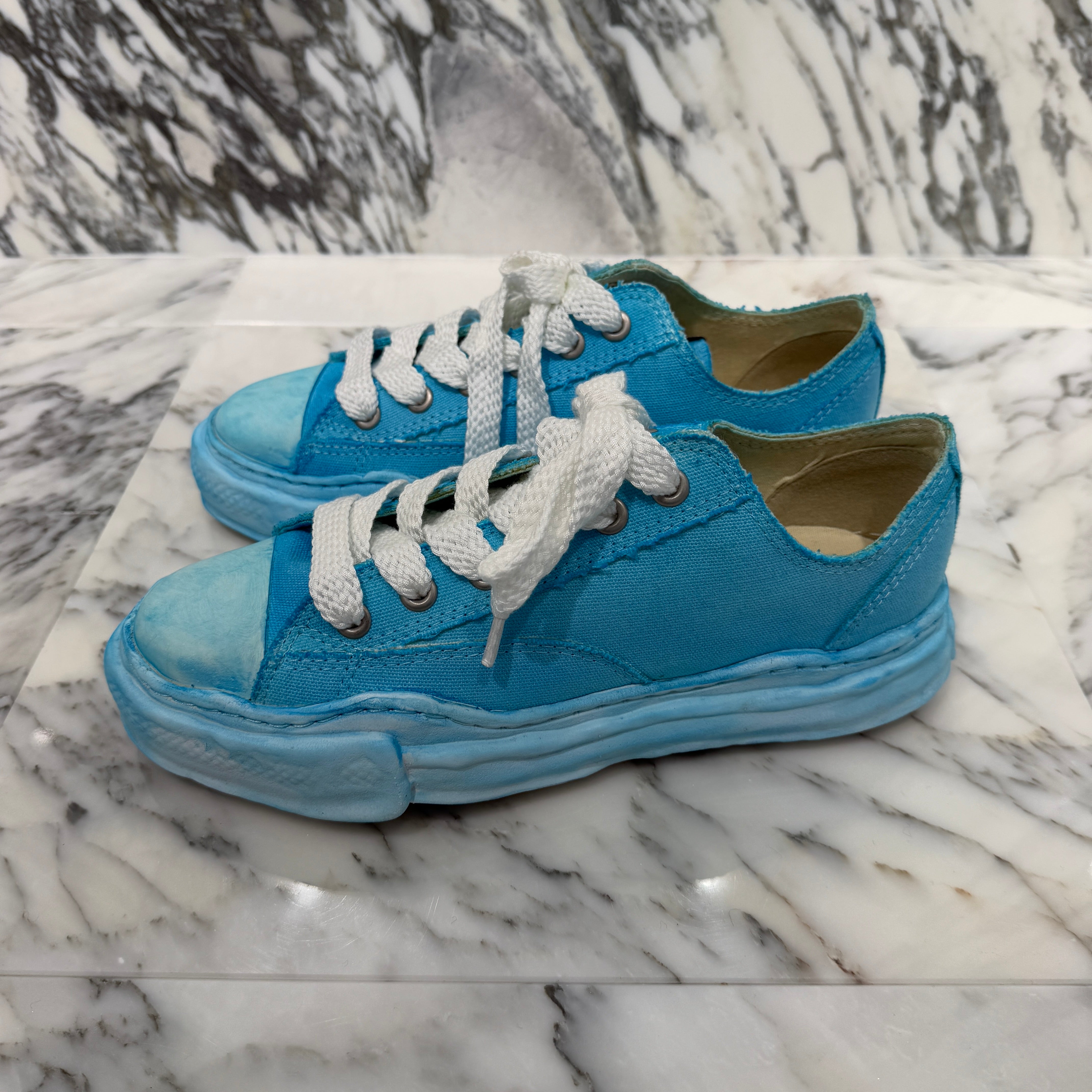 Maison MIHARA YASUHIRO Original Sole Over Die Lowcut Sneaker A04FW710 Size 42 メゾン ミハラヤスヒロ オリジナルソールオーバーダイ ローカットスニーカー サイズ42