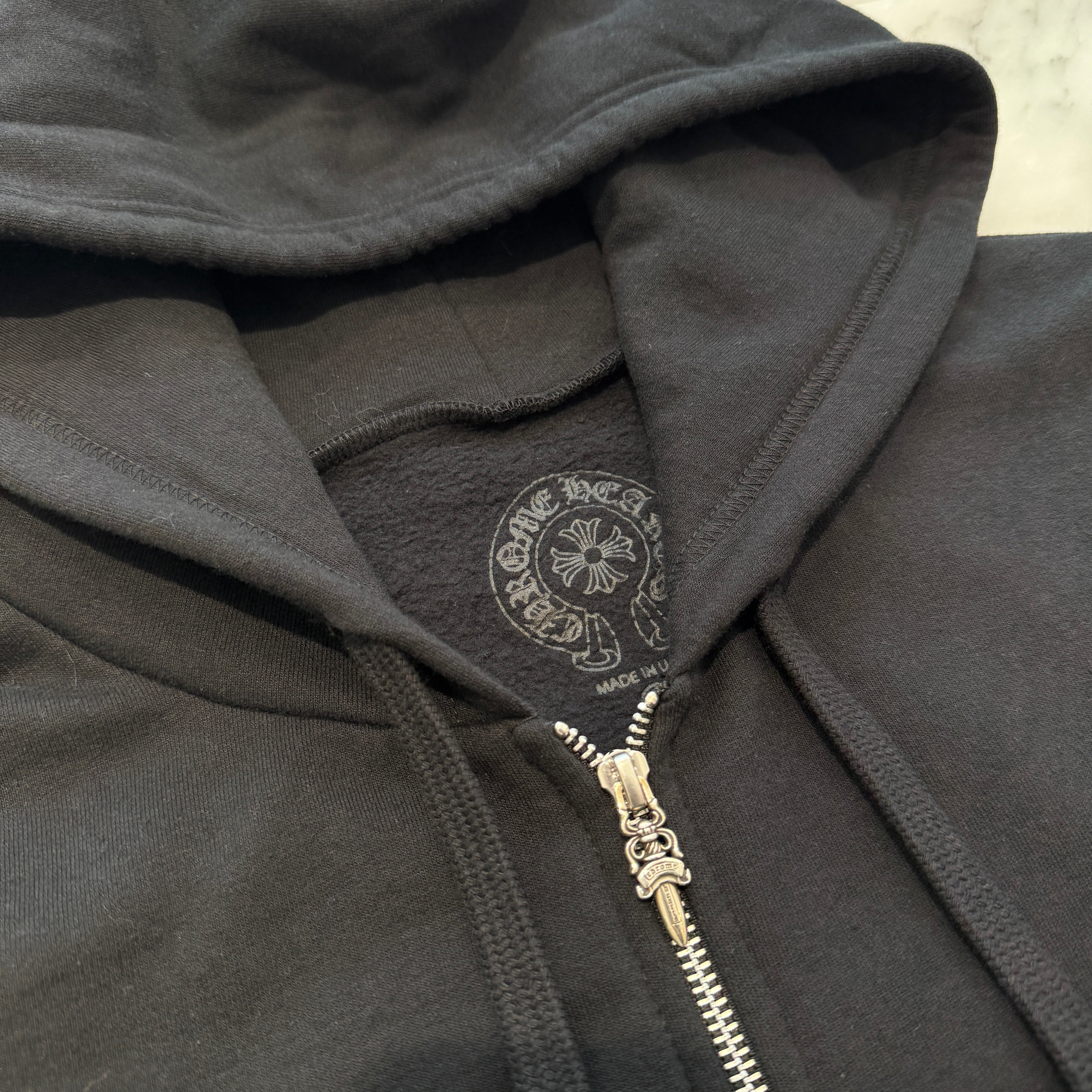 CHROME HEARTS Chengdu Limited Horseshoe Zip Up Hoodie Size M クロムハーツ チョントゥー限定 ホースシュー ジップアップフーディ サイズM