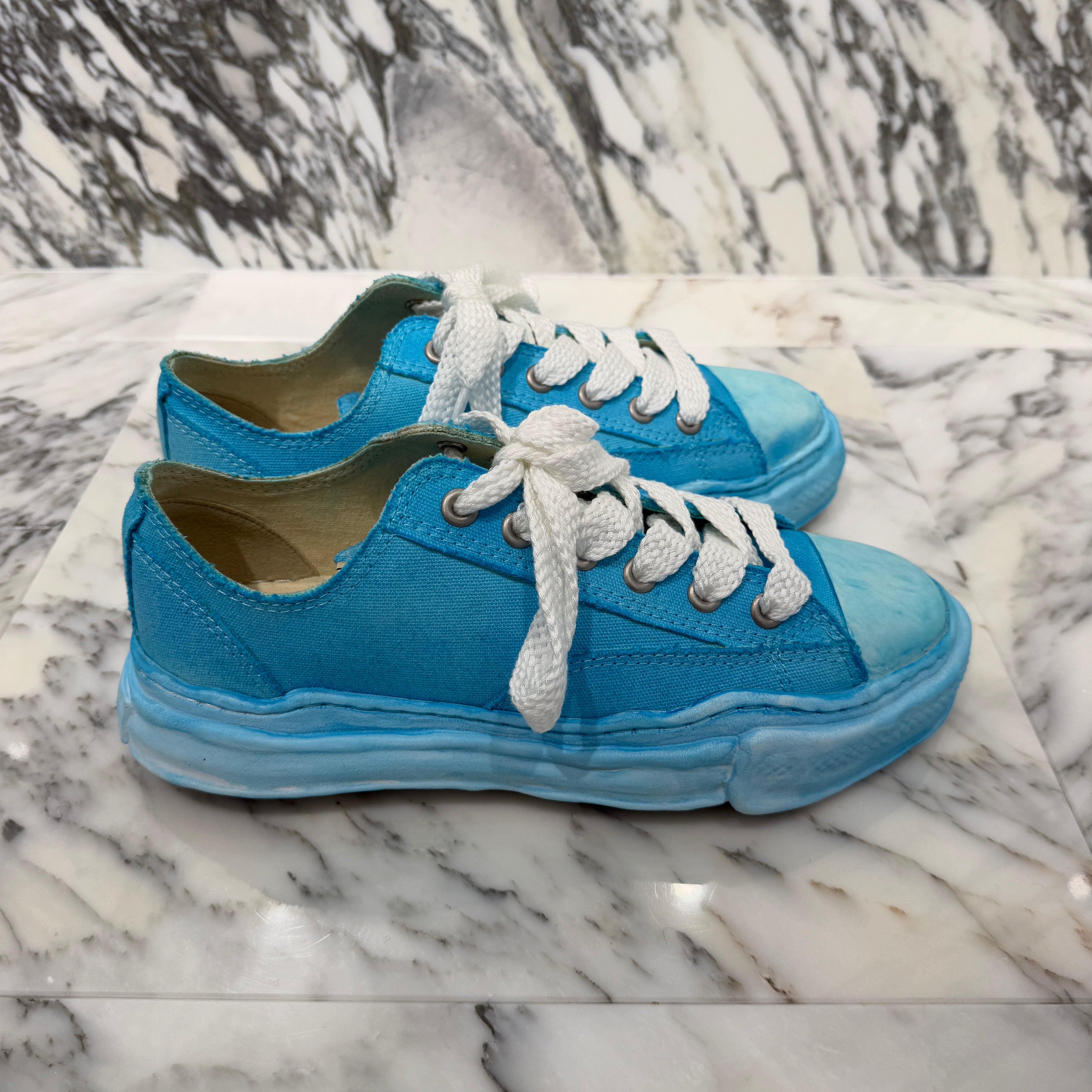 Maison MIHARA YASUHIRO Original Sole Over Die Lowcut Sneaker A04FW710 Size 42 メゾン ミハラヤスヒロ オリジナルソールオーバーダイ ローカットスニーカー サイズ42