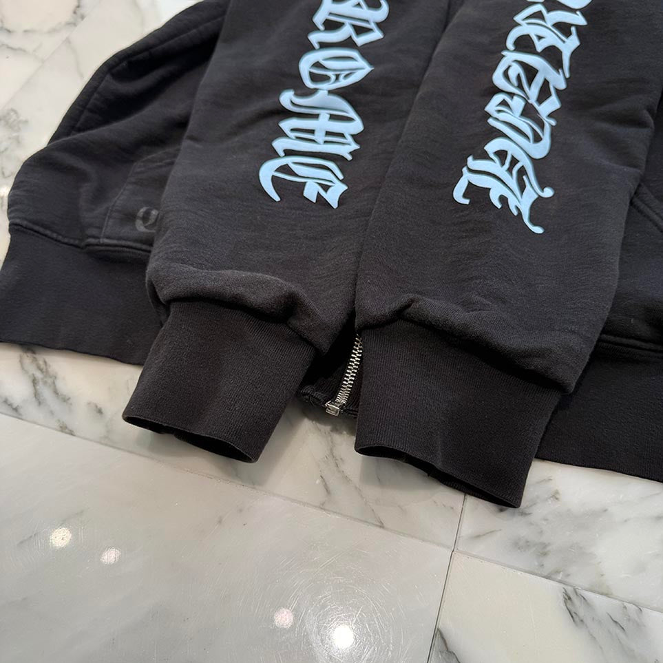 CHROME HEARTS Arm Logo Print Zip Up Hoodie Size M クロムハーツ アームロゴプリント ジップアップフーディ サイズM