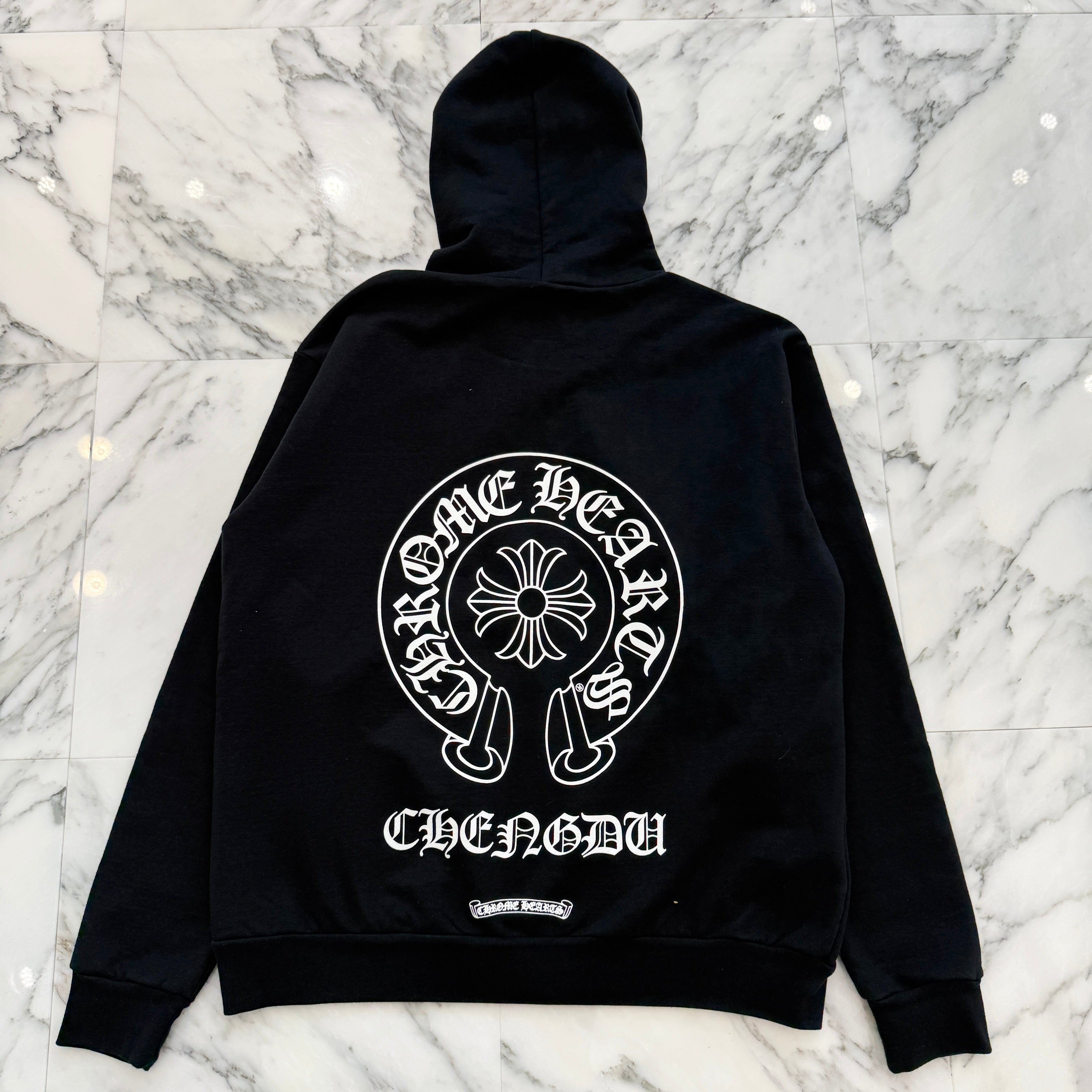 CHROME HEARTS Chengdu Limited Horseshoe Zip Up Hoodie Size M クロムハーツ チョントゥー限定 ホースシュー ジップアップフーディ サイズM