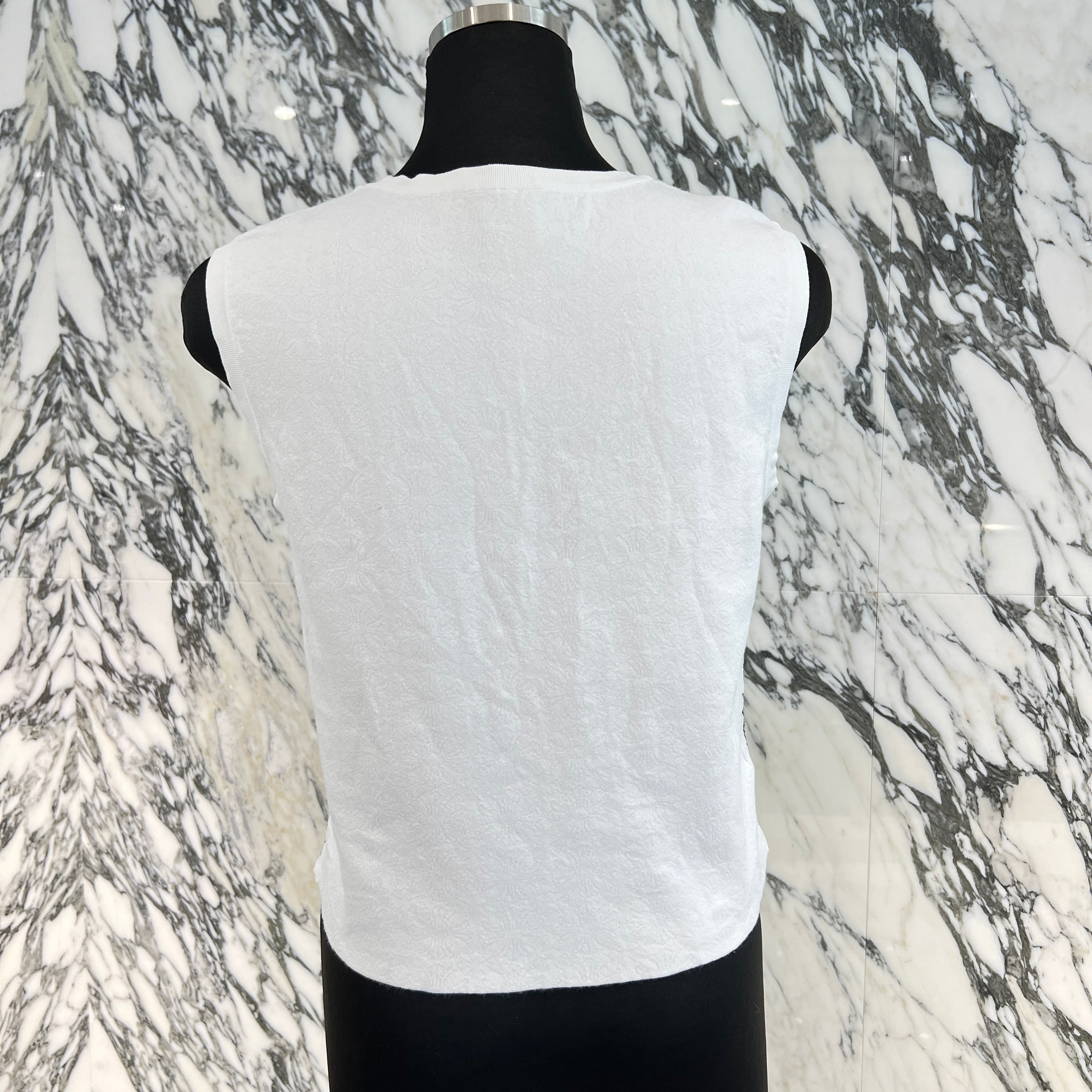 CHROME HEARTS Y NOT CH Plus Pattern Side Logo Sleeveless Tee Size L クロムハーツ ワイノット CHプラス総柄 サイドロゴ ノースリーブTシャツ サイズL