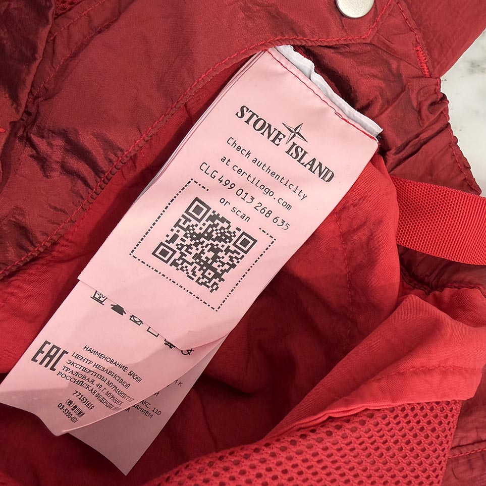 STONE ISLAND 2022AW Center Zip Nylon Cargo Pants 771531619 Size W31 ストーンアイランド センター ジップ ナイロンカーゴ パンツ サイズW31