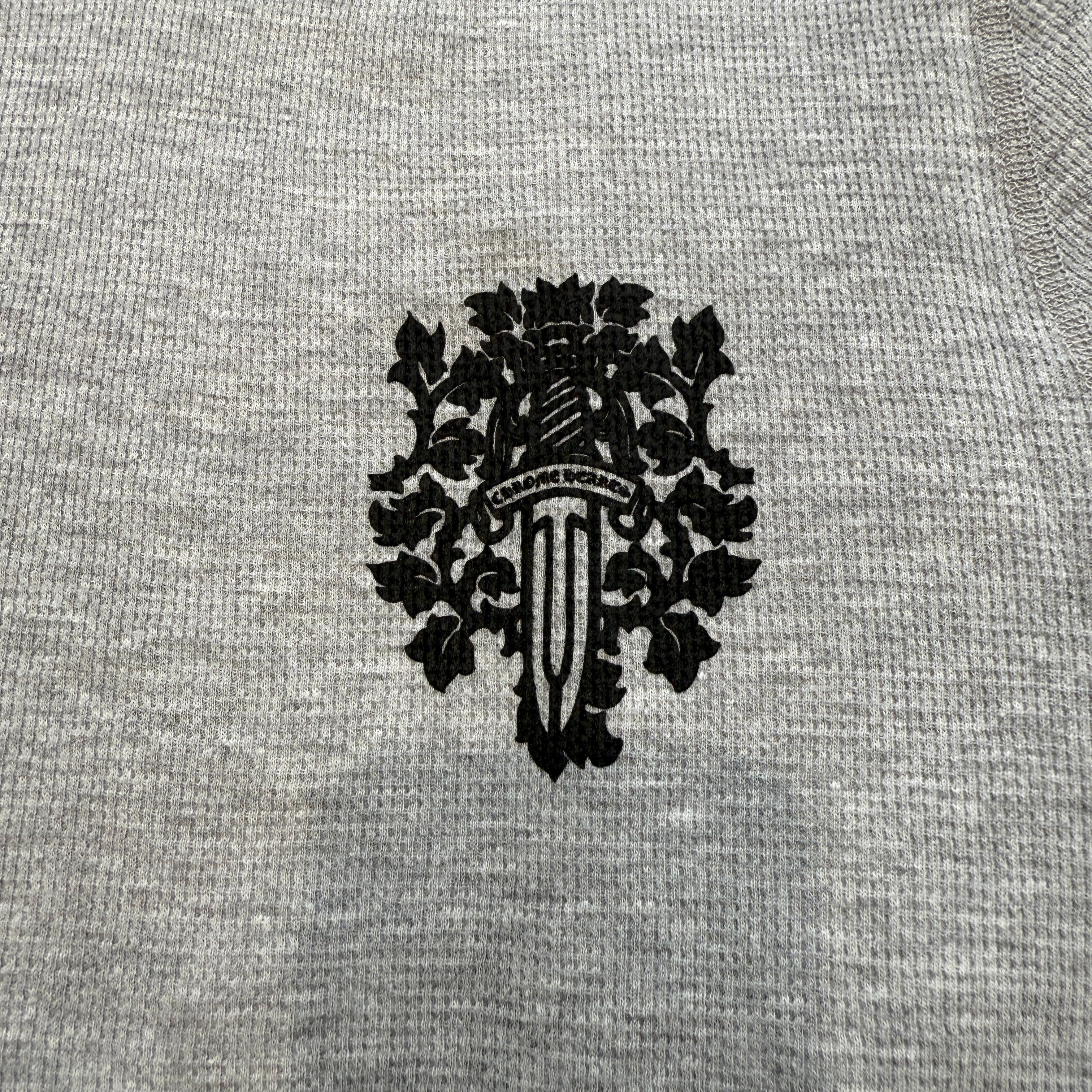 Tシャツ・カットソー CHROME HEARTS 2025SS Vine Dagger Print Thermal L/S Tee Chrome Hearts Vine Dagger L/S T-shirt Orange/Black Men's - US