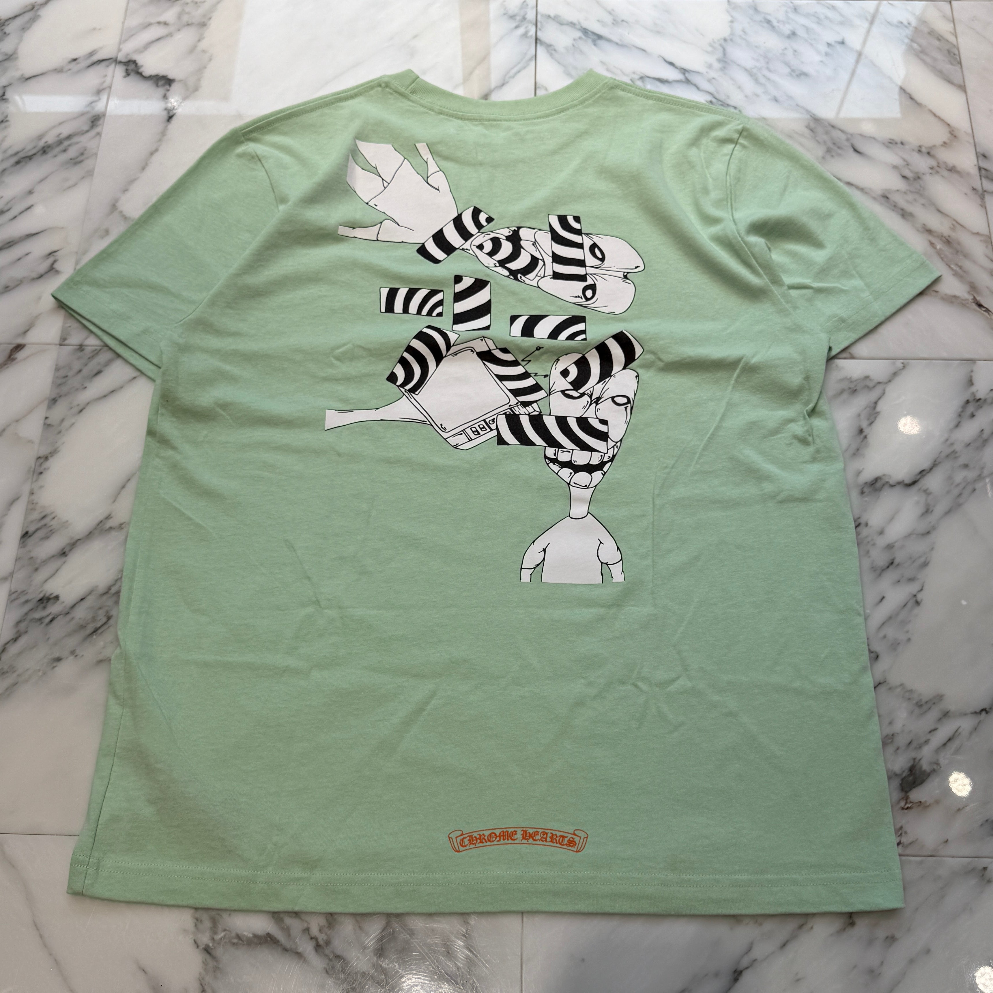 CHROME HEARTS × MATTY BOY PPO SEAFORM GRN Tee Size L クロムハーツ × マッティボーイ PPO シーフォーム Tシャツ サイズL