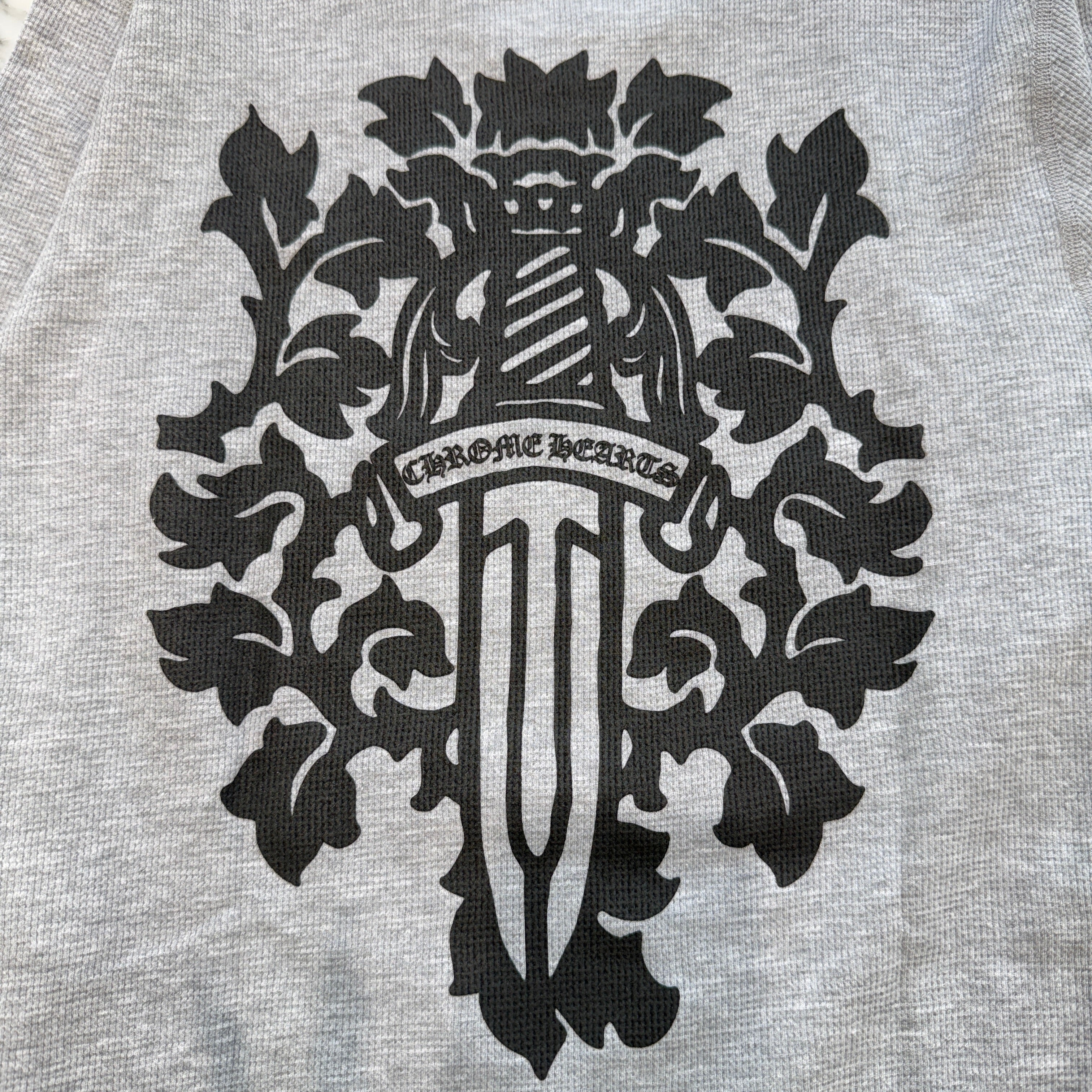 CHROME HEARTS 2025SS Vine Dagger Print Thermal Long Sleeve Tee Size XL クロムハーツ ヴァインダガー プリント サーマル ロングスリーグ Tシャツ サイズXL