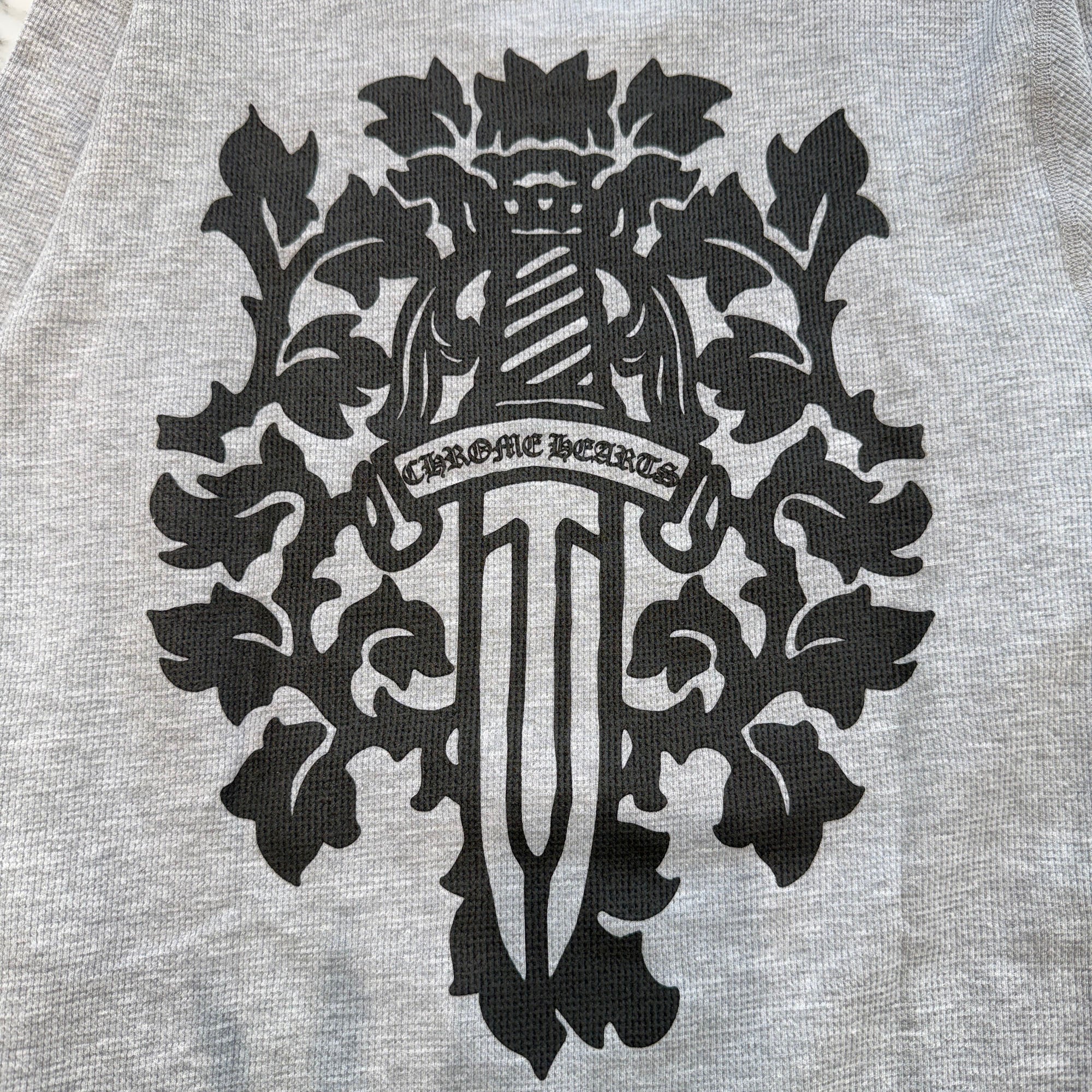 CHROME HEARTS 2025SS Vine Dagger Print Thermal Long Sleeve Tee Size L クロムハーツ ヴァインダガー プリント サーマル ロングスリーグ Tシャツ サイズL