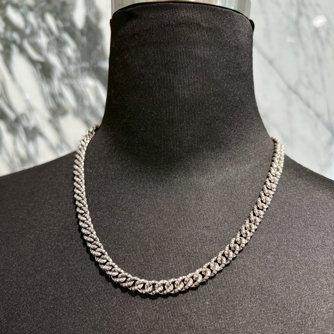 CHROME HEARTS Extra Mini Fancy Necklace Chain 18 Inch クロムハーツ エクストラ ミニ ファンシー ネックレスチェーン 18インチ