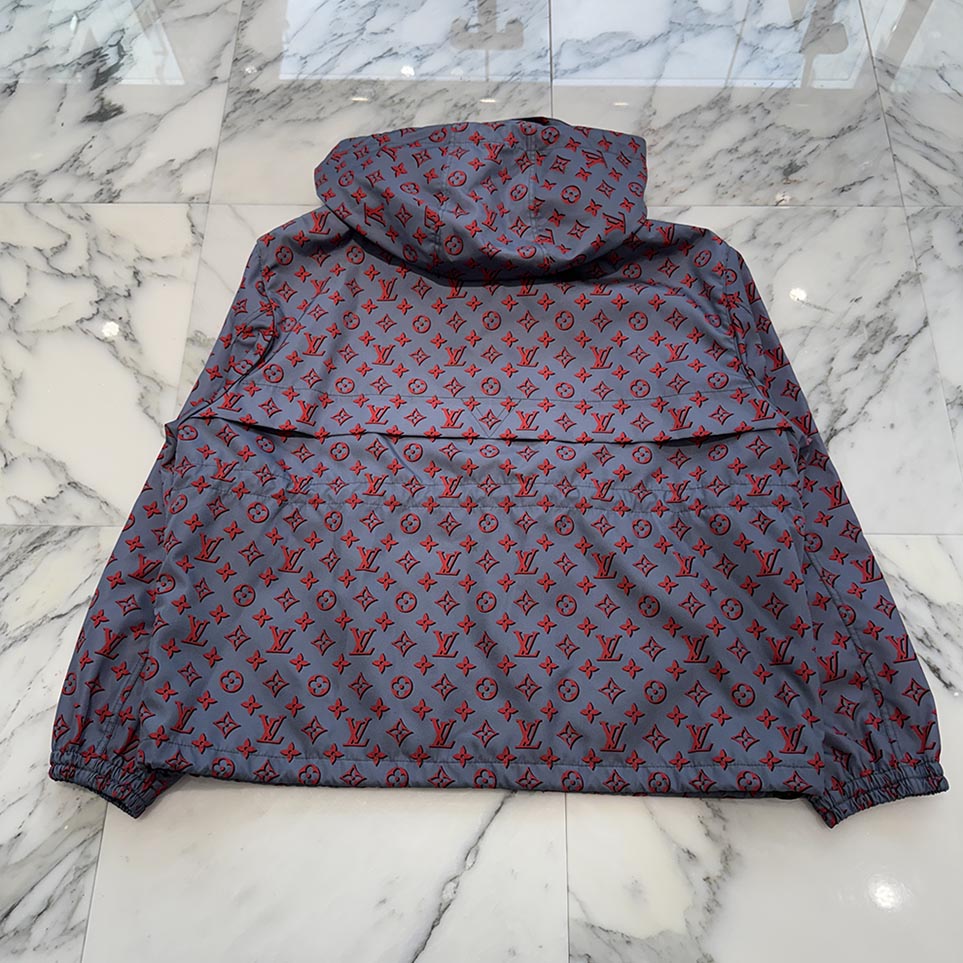 LOUIS VUITTON 2020AW 3D Monogram Lightweight Hooded Zip Up Jacket FPOW24 Size 38 ルイヴィトン 3Dモノグラム ライトウェイト フーデット ジップアップジャケット サイズ38
