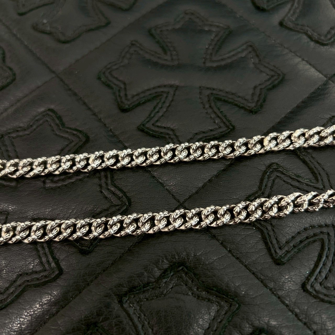 CHROME HEARTS Extra Mini Fancy Necklace Chain 18 Inch クロムハーツ エクストラ ミニ ファンシー ネックレスチェーン 18インチ