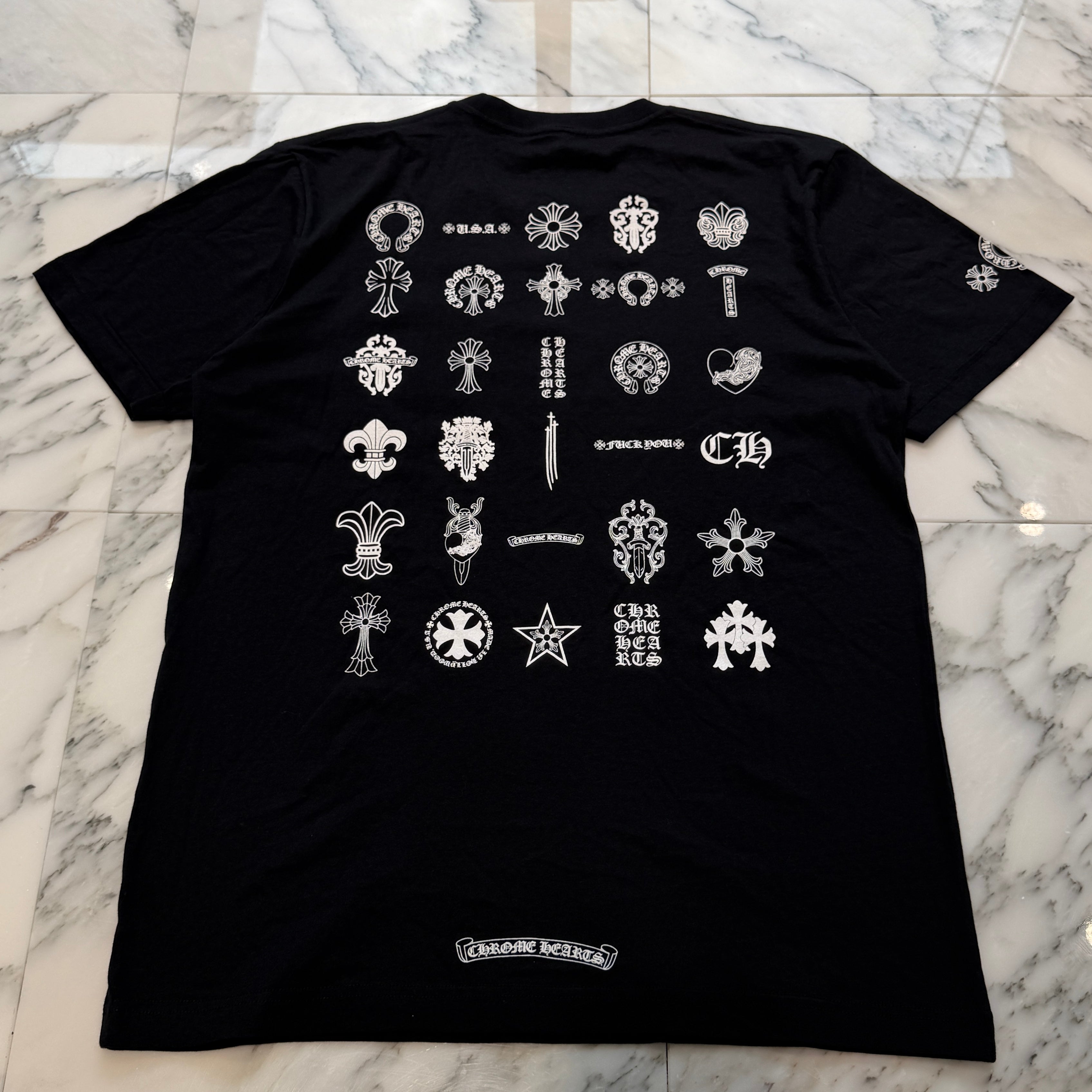 【CHROME HEARTS】Multi Logo マルチロゴ Tシャツ CHROME HEARTS MULTI LOGO T-SHIRT BLACK - Chrome World JP