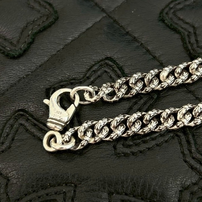 CHROME HEARTS Extra Mini Fancy Necklace Chain 18 Inch クロムハーツ エクストラ ミニ ファンシー ネックレスチェーン 18インチ
