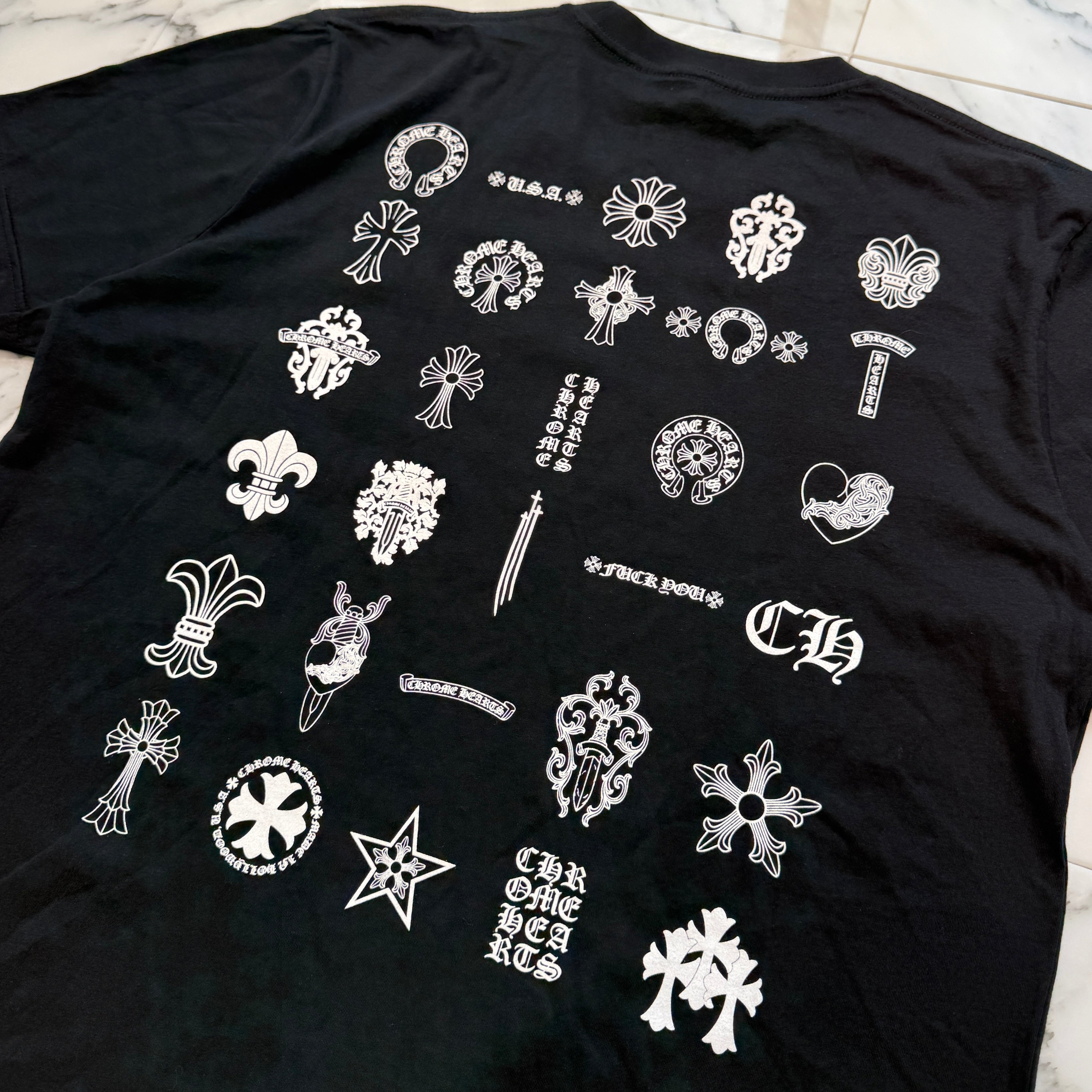 クロムハーツCHROME HEARTS Multi Icon マルチアイコン CHROME HEARTS Multi Icon Tee Size L クロムハーツ マルチアイコン T