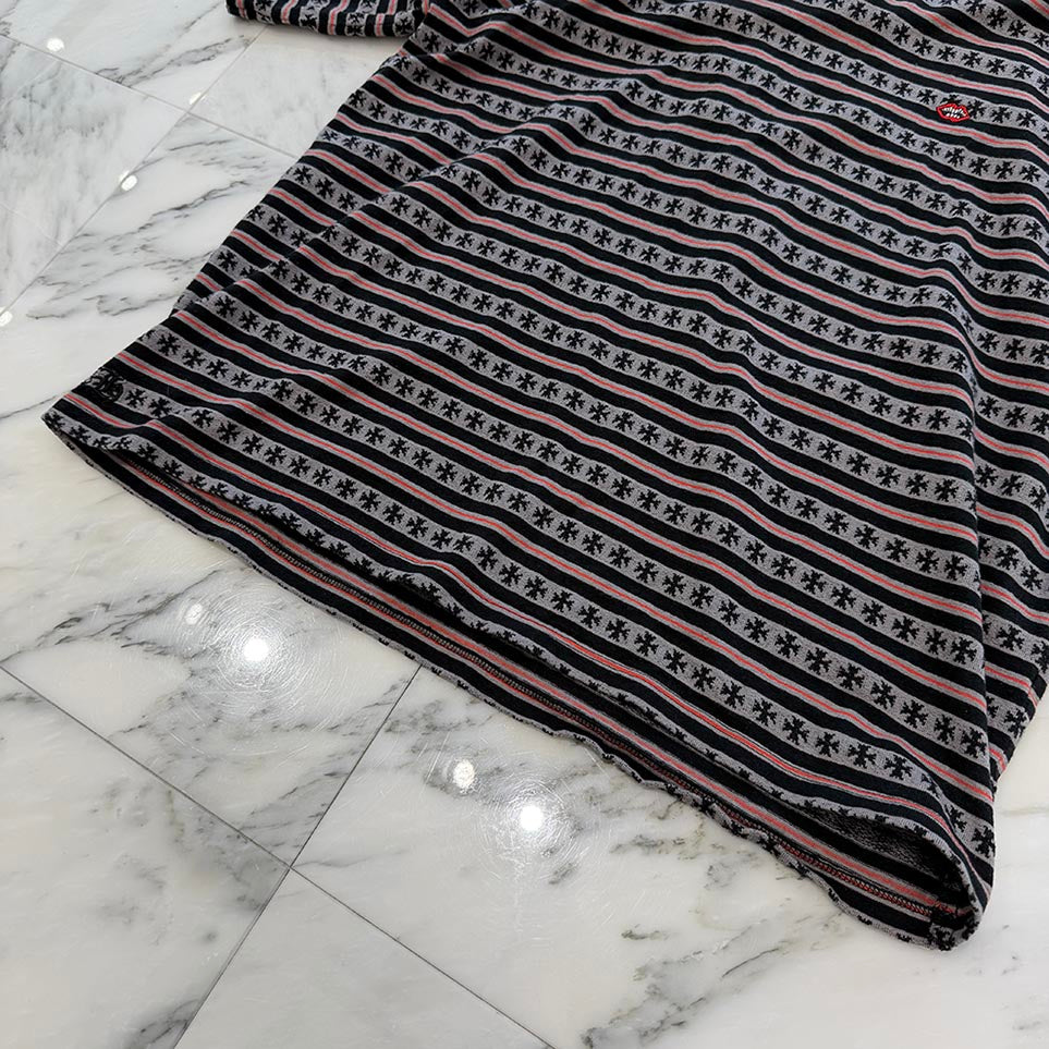 CHROME HEARTS × MATTY BOY Y Not Stripe CH Plus Tee Size XL クロムハーツ×マッティボーイ ワイノット ストライプ CHプラス Tシャツ サイズXL