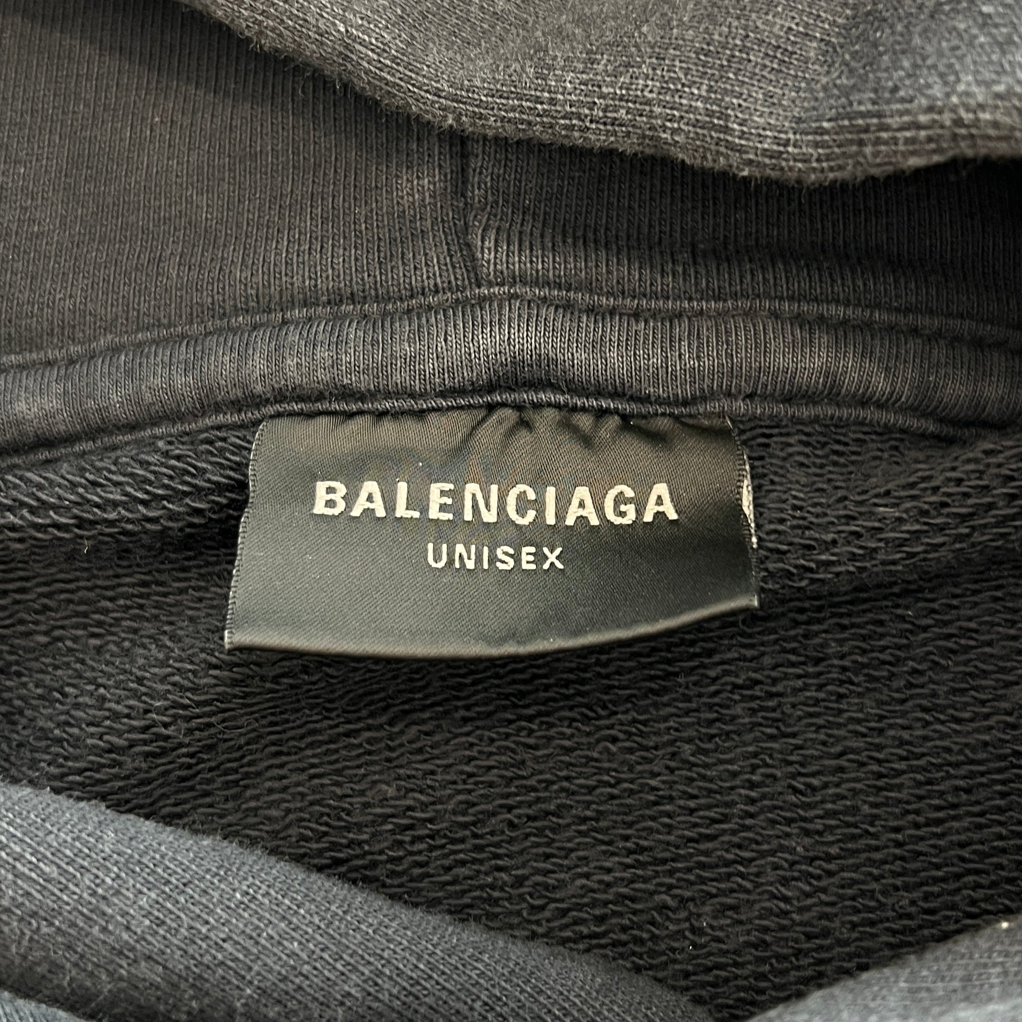 BALENCIAGA 2023AW Hand Drawn Logo Round Pullover Hoodie 767877 TPVU5 Size XL バレンシアガ ハンドドローンロゴ ラウンド プルオーバーフーディー サイズXL