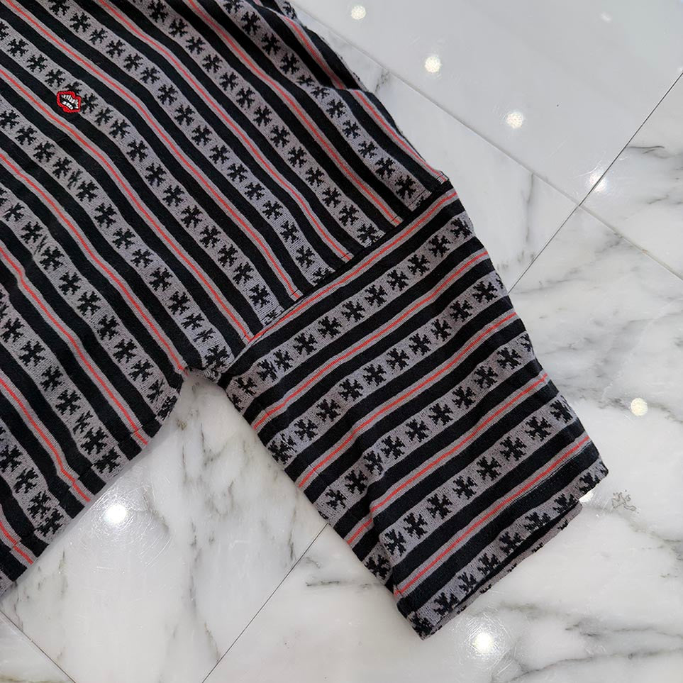 CHROME HEARTS × MATTY BOY Y Not Stripe CH Plus Tee Size XL クロムハーツ×マッティボーイ ワイノット ストライプ CHプラス Tシャツ サイズXL