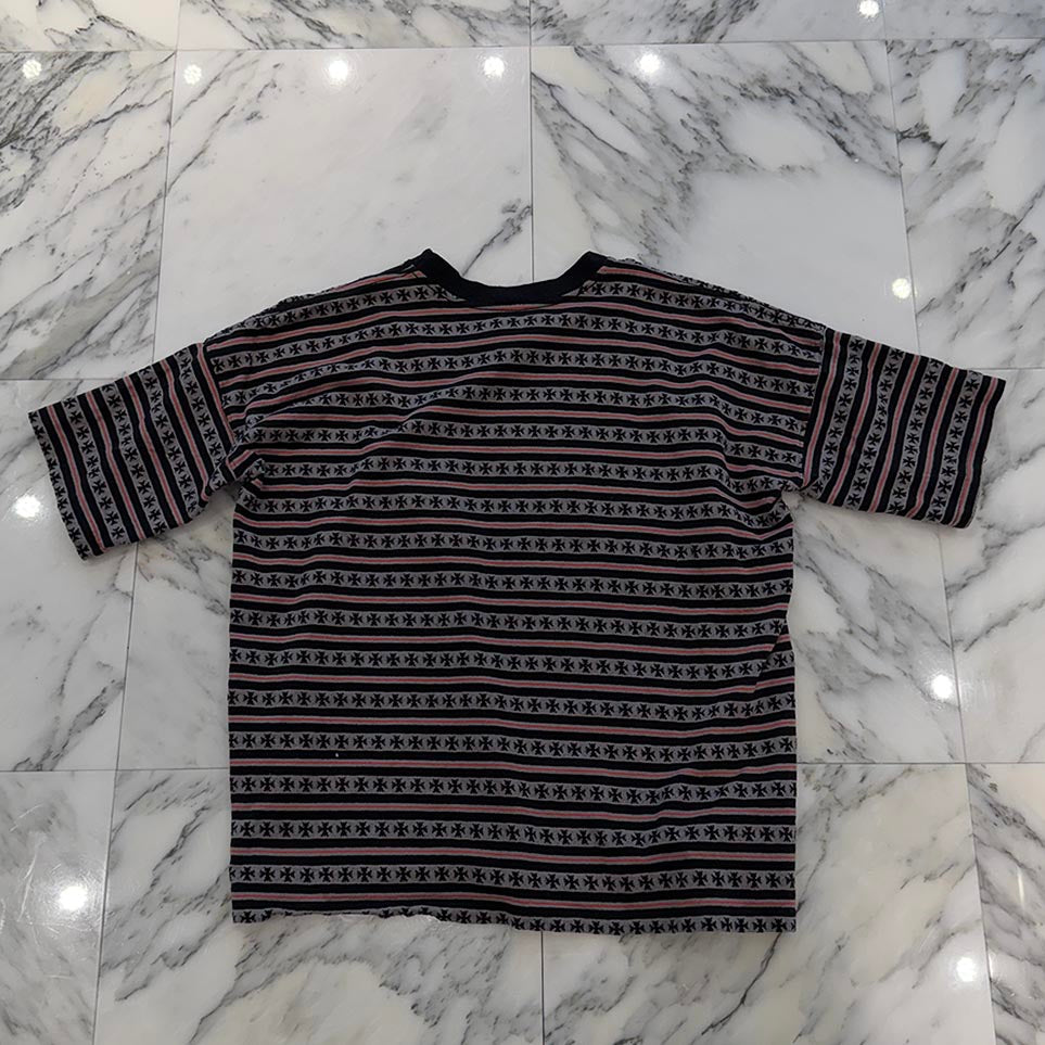 CHROME HEARTS × MATTY BOY Y Not Stripe CH Plus Tee Size XL クロムハーツ×マッティボーイ ワイノット ストライプ CHプラス Tシャツ サイズXL