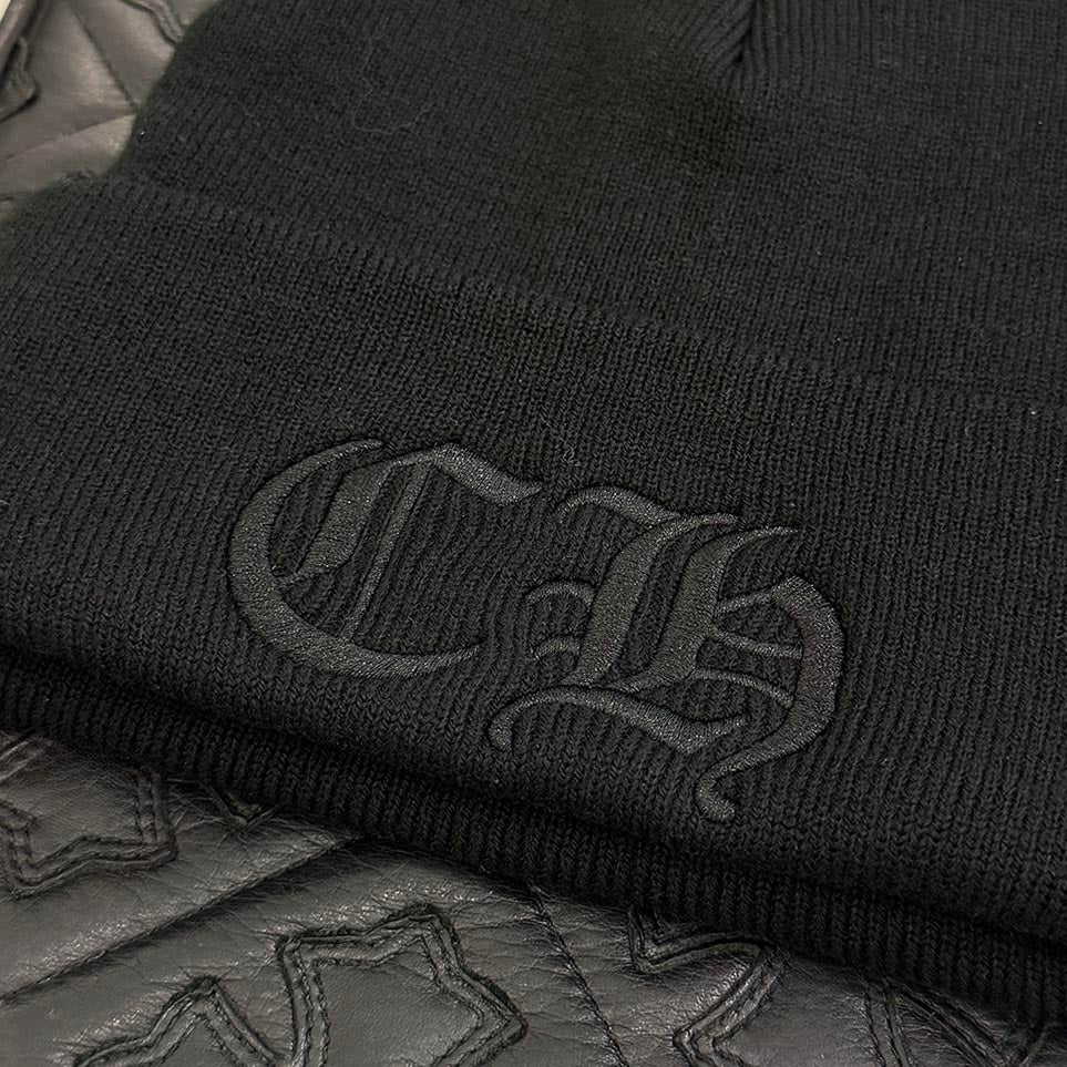 CHROME HEARTS CH Logo Embroidery Beanie Size ONE SIZE (22cm) クロムハーツ CHロゴ刺繍ビーニーサイズONE SIZE (22cm)