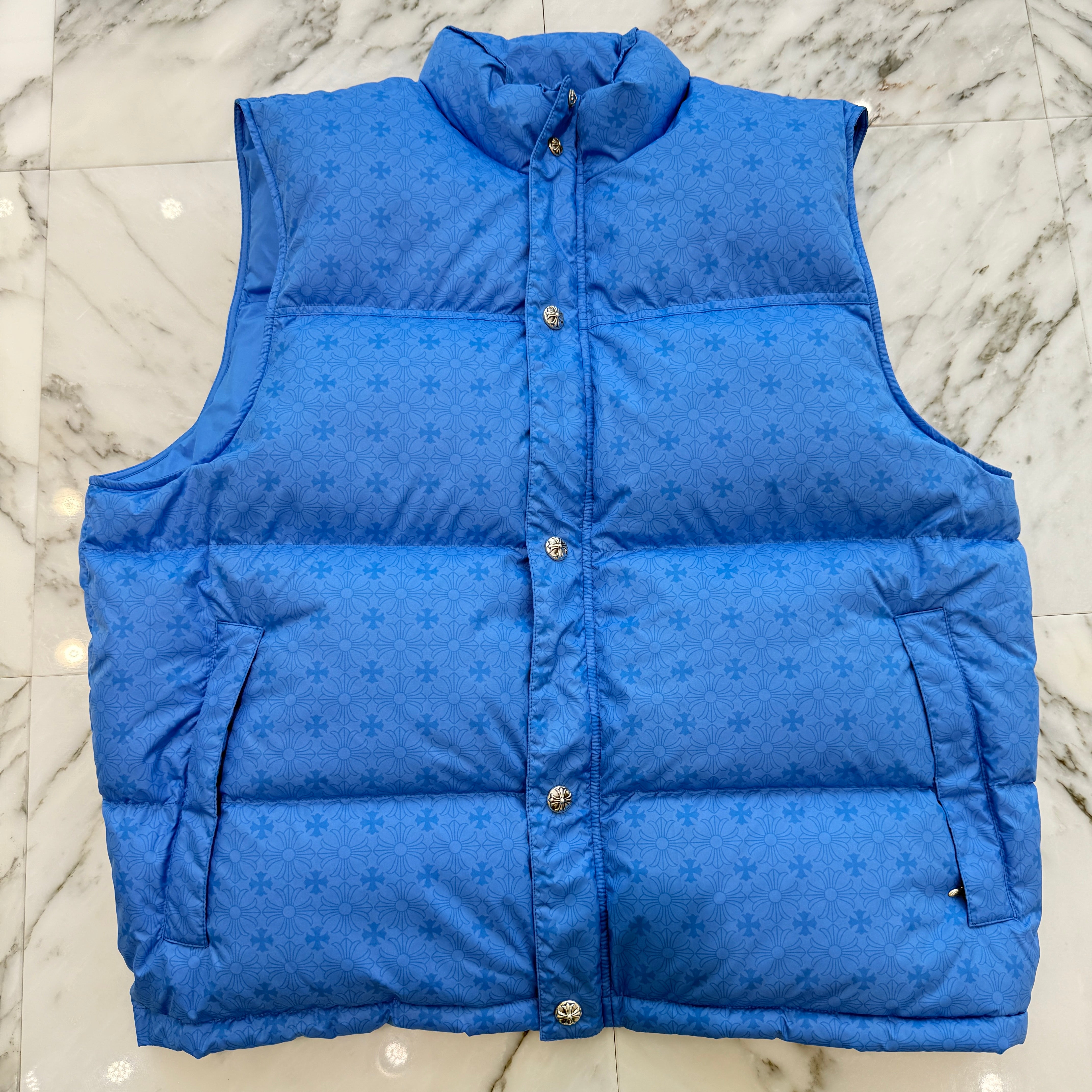 CHROME HEARTS CH Plus Stiff Down Vest Size XL クロムハーツ CHプラス スティッフ ダウンベスト サイズXL