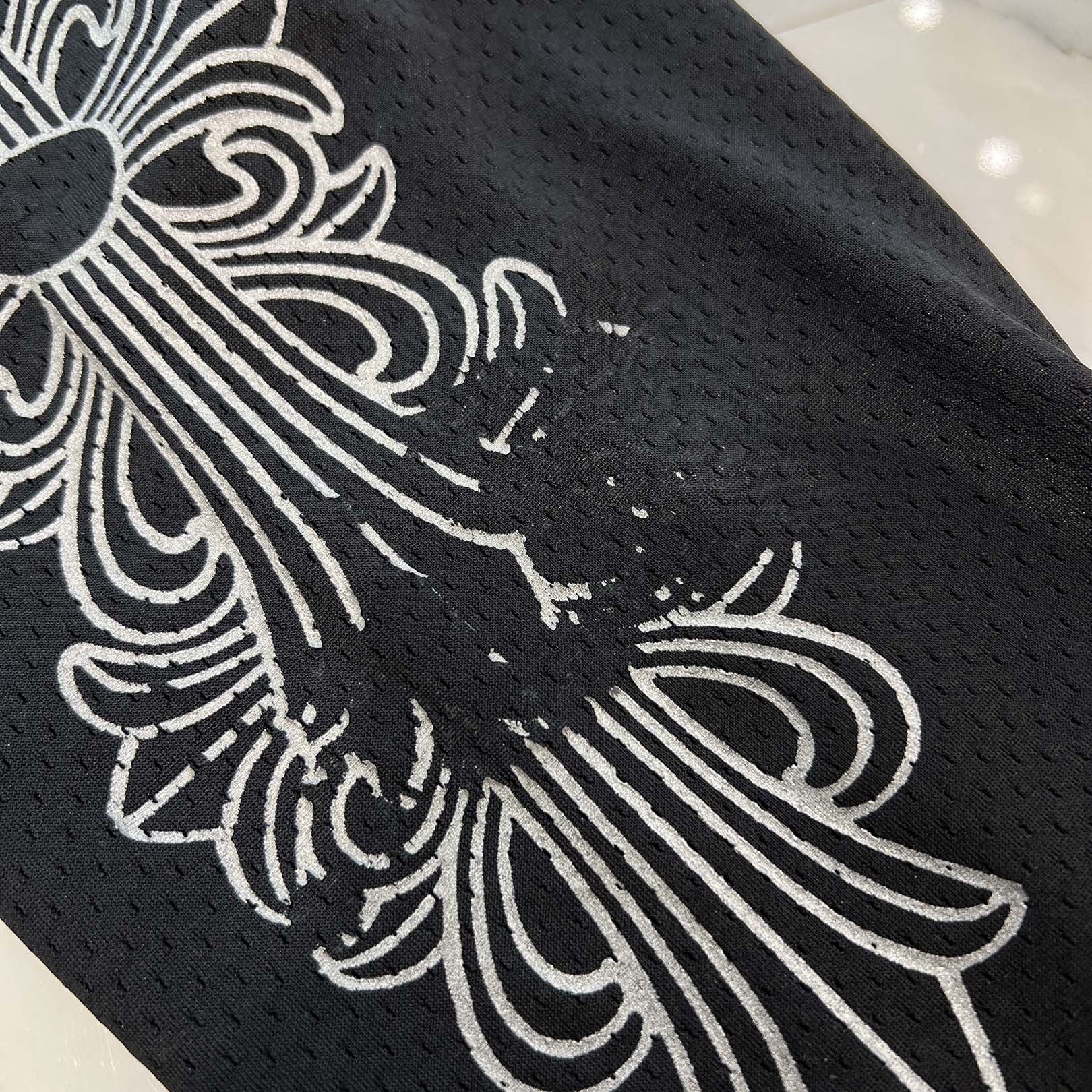 CHROME HEARTS Mesh Warm Up Jersey Size M クロムハーツ メッシュウォームアップジャージー サイズM