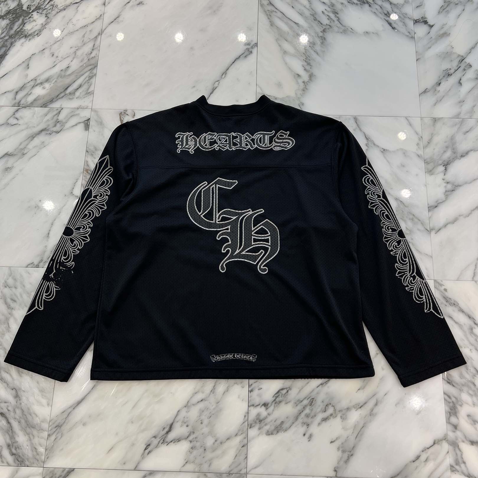 CHROME HEARTS Mesh Warm Up Jersey Size M クロムハーツ メッシュウォームアップジャージー サイズM