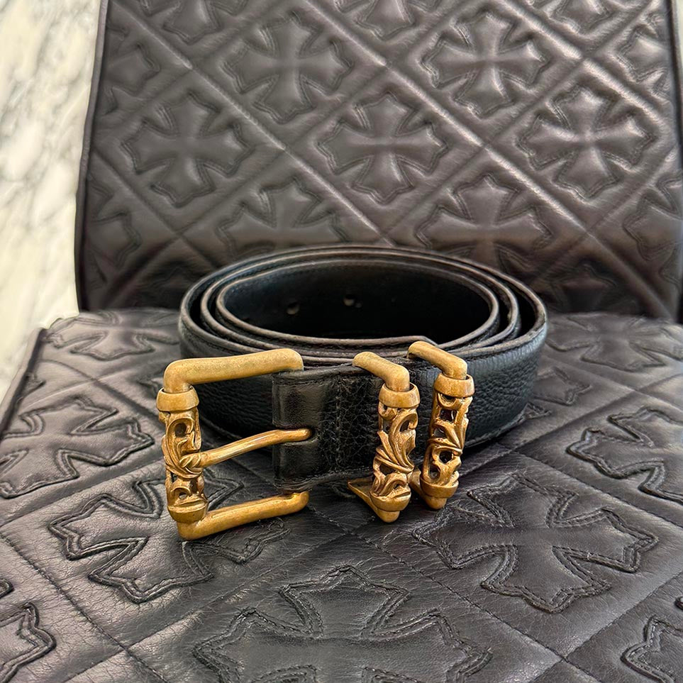 CHROME HEARTS BRONZE 3PC CELTIC ROLLER BELT 38Inch クロムハーツ ブロンズ 3ピース ケルティックローラーベルト 38インチ