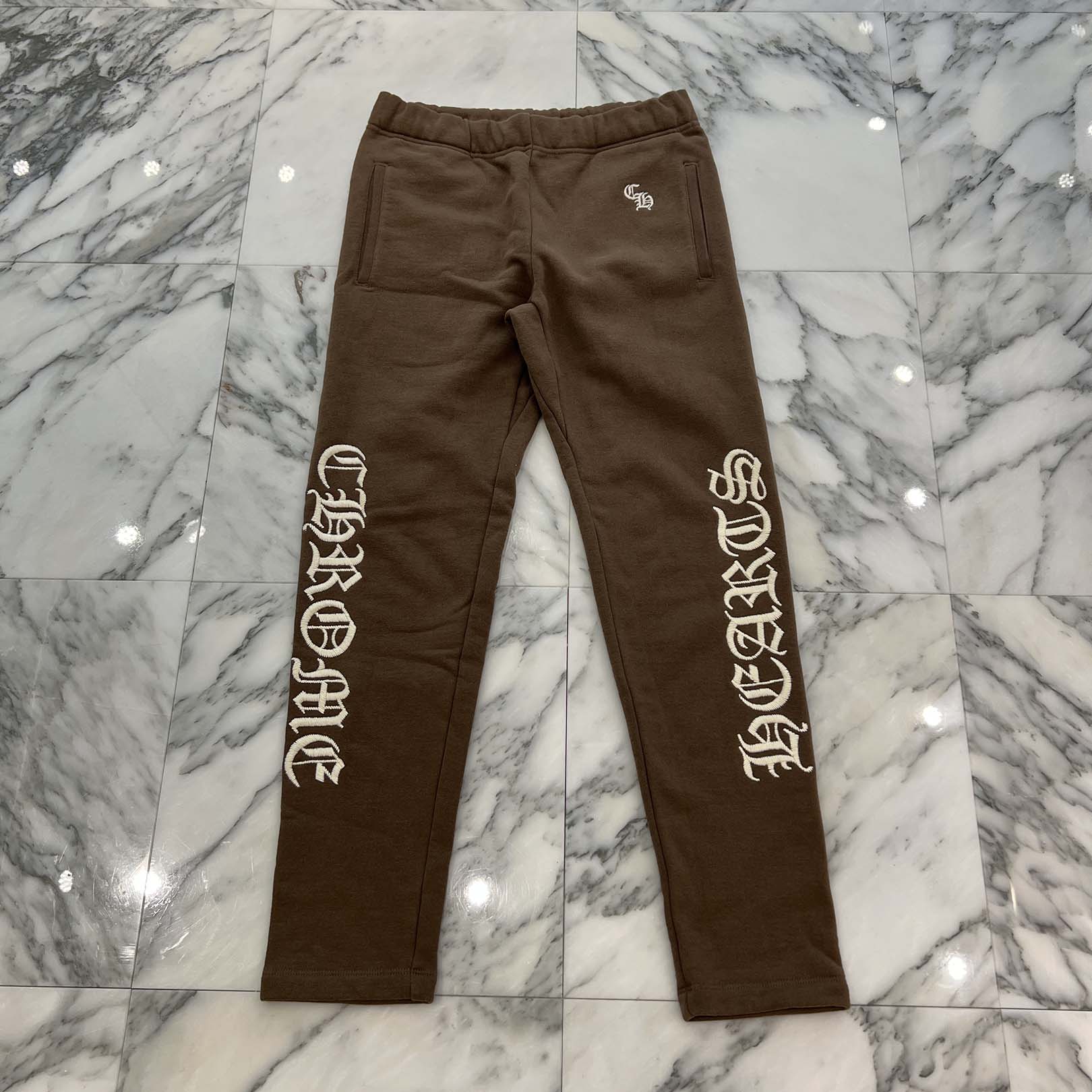 CHROME HEARTS SLO RIDE Logo Embroidery Sweat Long Pants Size S クロムハーツ スローライド ロゴ刺繍 スウェットロングパンツ サイズS