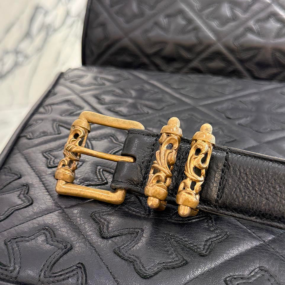 CHROME HEARTS BRONZE 3PC CELTIC ROLLER BELT 38Inch クロムハーツ