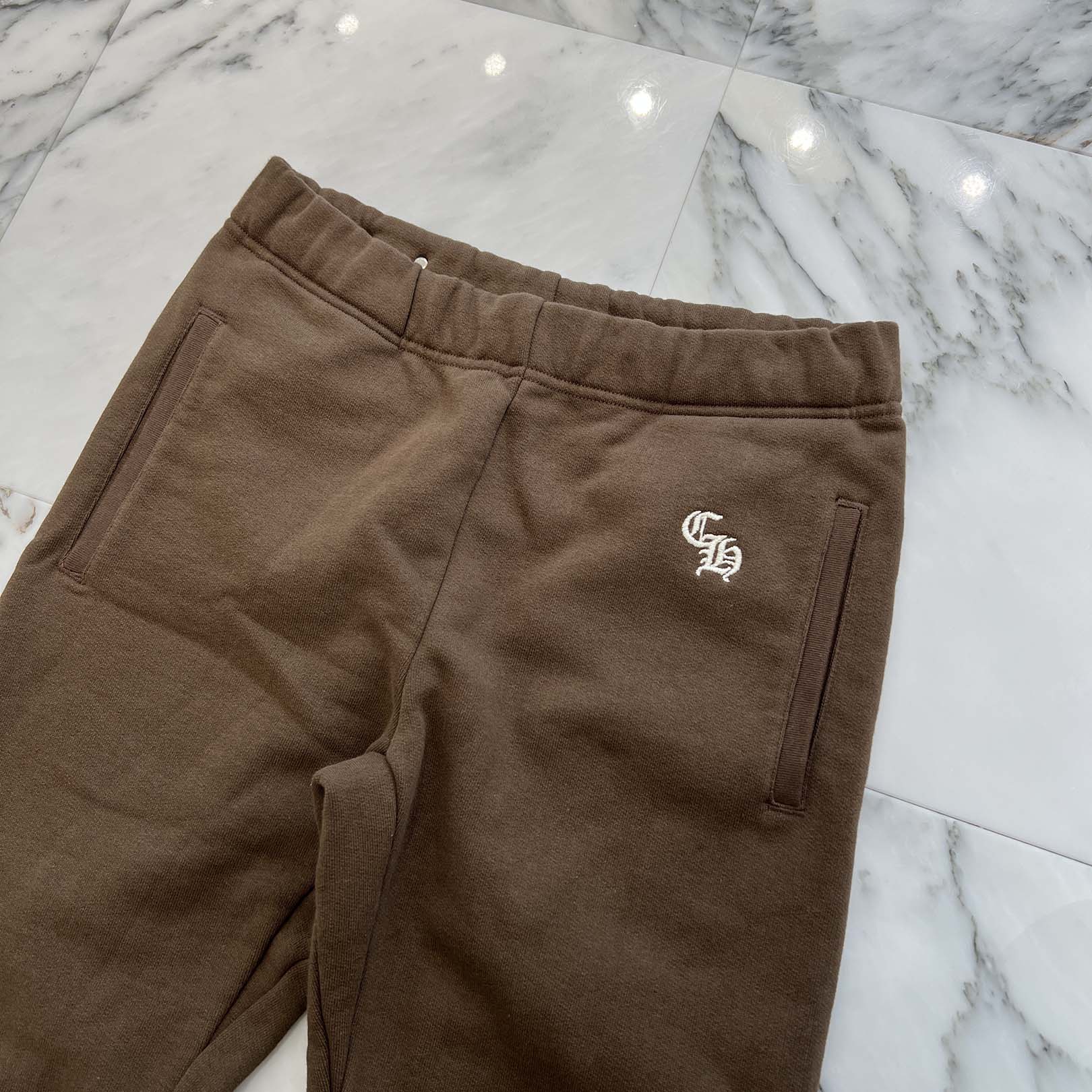 CHROME HEARTS SLO RIDE Logo Embroidery Sweat Long Pants Size S クロムハーツ スローライド ロゴ刺繍 スウェットロングパンツ サイズS