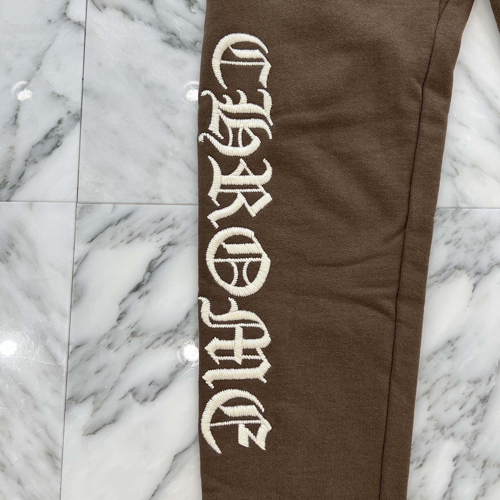 CHROME HEARTS SLO RIDE Logo Embroidery Sweat Long Pants Size S クロムハーツ スローライド ロゴ刺繍 スウェットロングパンツ サイズS