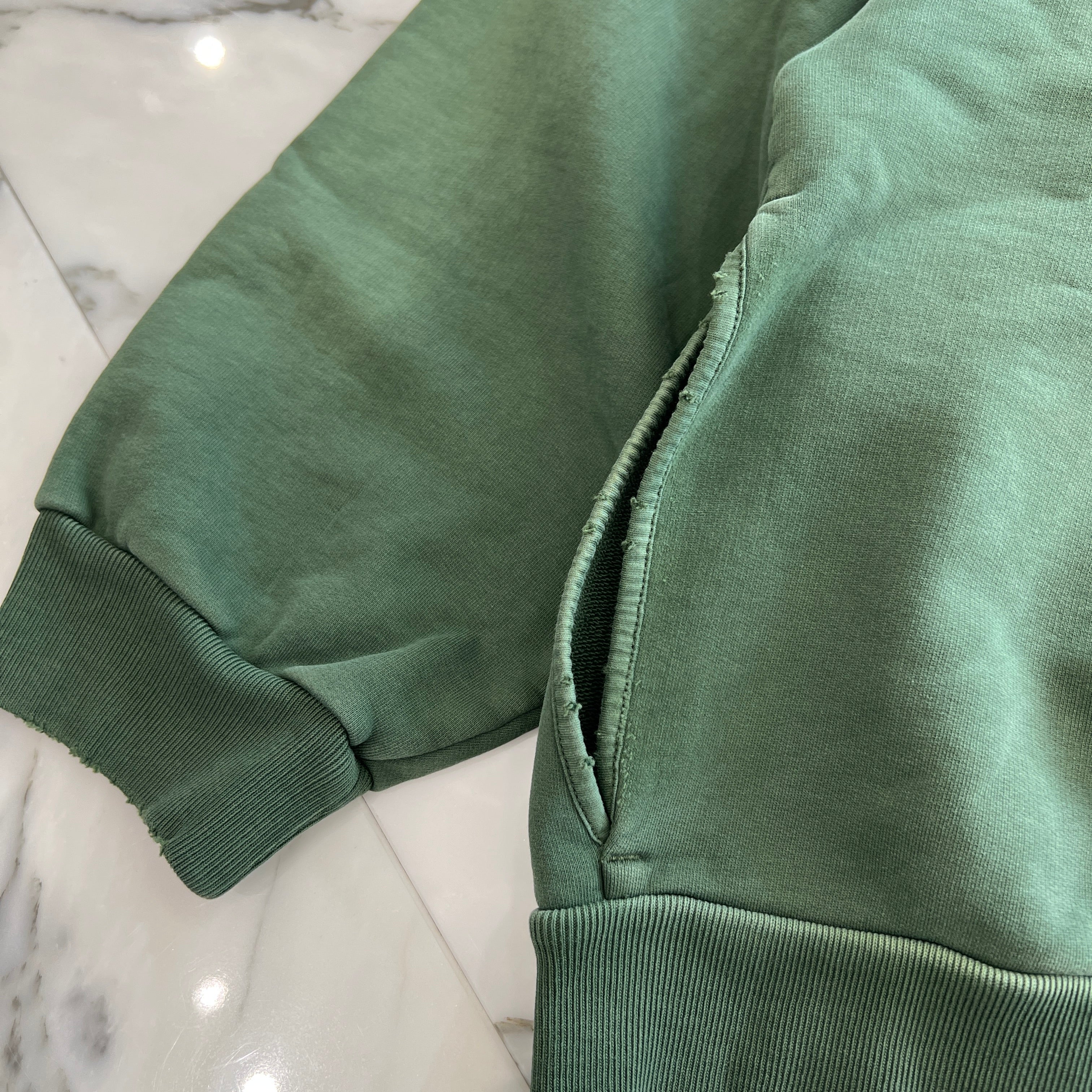 BALENCIAGA 2023SS Tape Logo Ripped Pocket Pullover Hoodie 744441 TQVQ9 Size XS バレンシアガ テープロゴ リップドポケット プルオーバーフーディー サイズXS