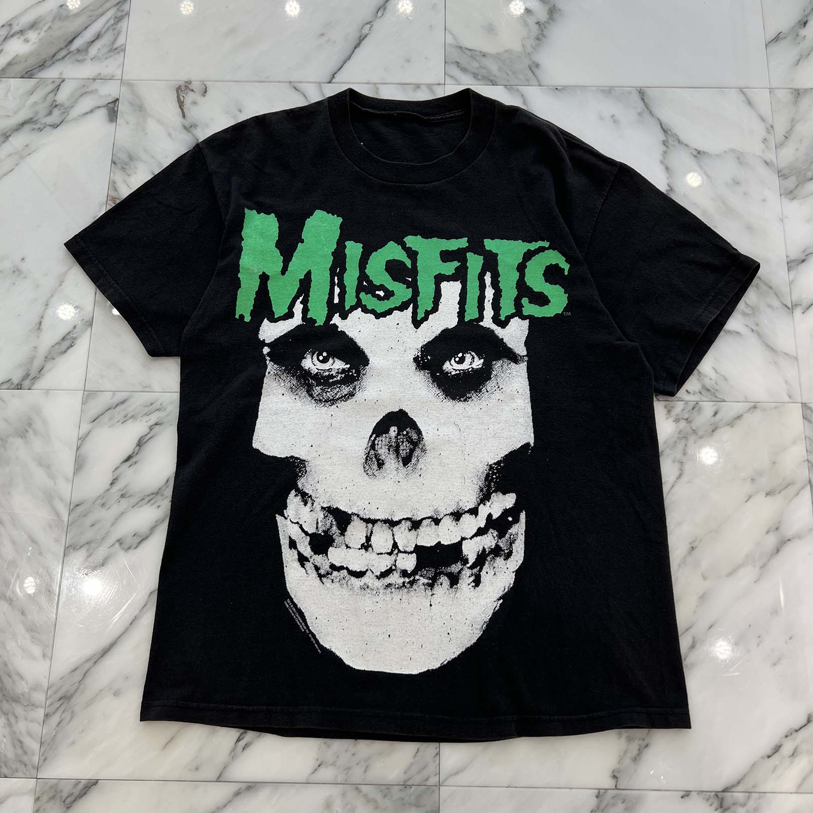 Misfits ミスフィッツ 半袖tシャツ 黒 2001 バンド ビンテージ S