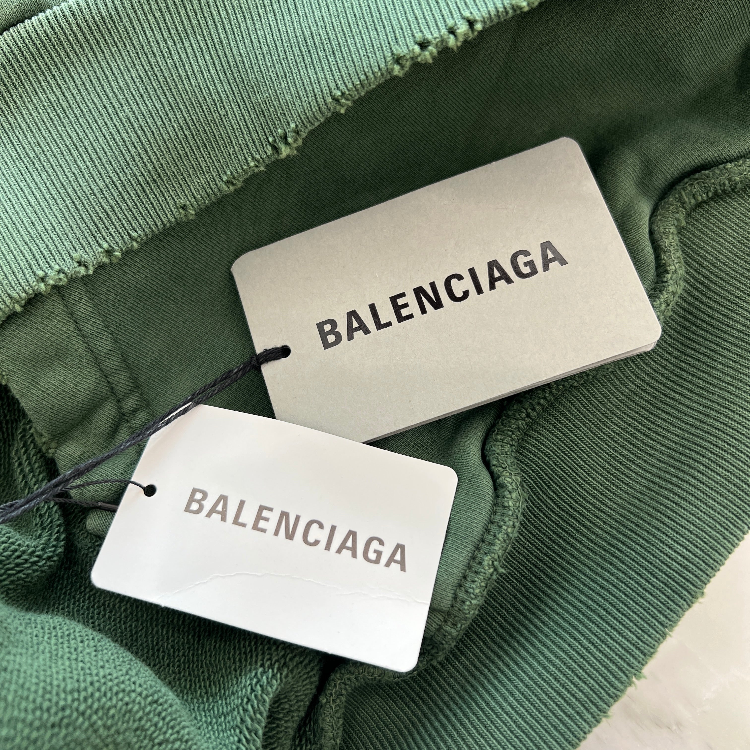 BALENCIAGA 2023SS Tape Logo Ripped Pocket Pullover Hoodie 744441 TQVQ9 Size XS バレンシアガ テープロゴ リップドポケット プルオーバーフーディー サイズXS