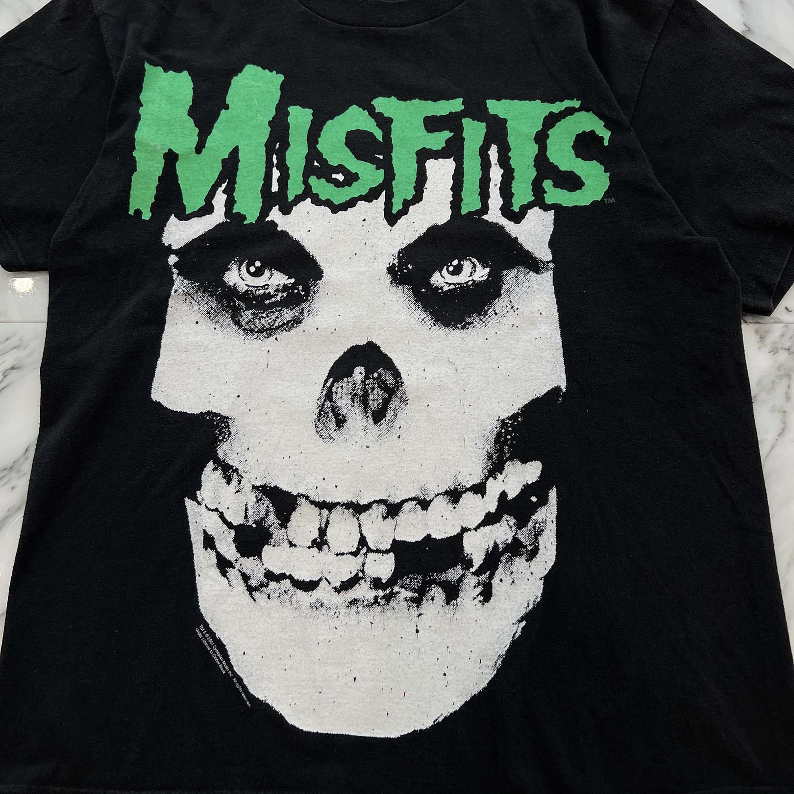Vintage 00's The Misfits "BIG FACE SCULL" 2001 S/S Tee ヴィンテージ 00'sミスフィッツ "ビッグ・フェイス・スカル" 2001 Tシャツ