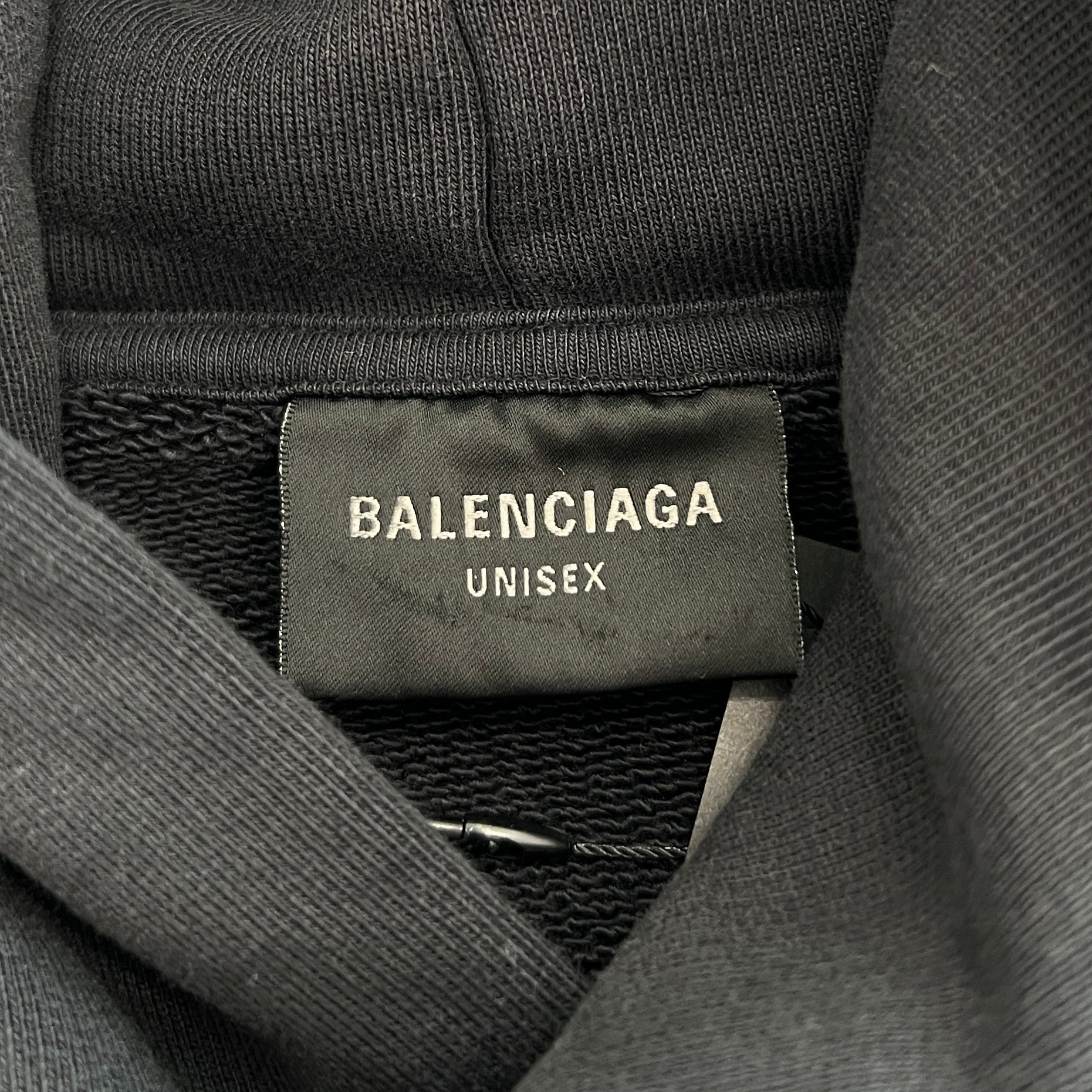 BALENCIAGA 2024AW 3B Stencil Medium Fit Pullover Hoodie 767877 TQVT7 Size M バレンシアガ 3B ステンシル ミディアムフィット プルオーバーフーディ サイズM