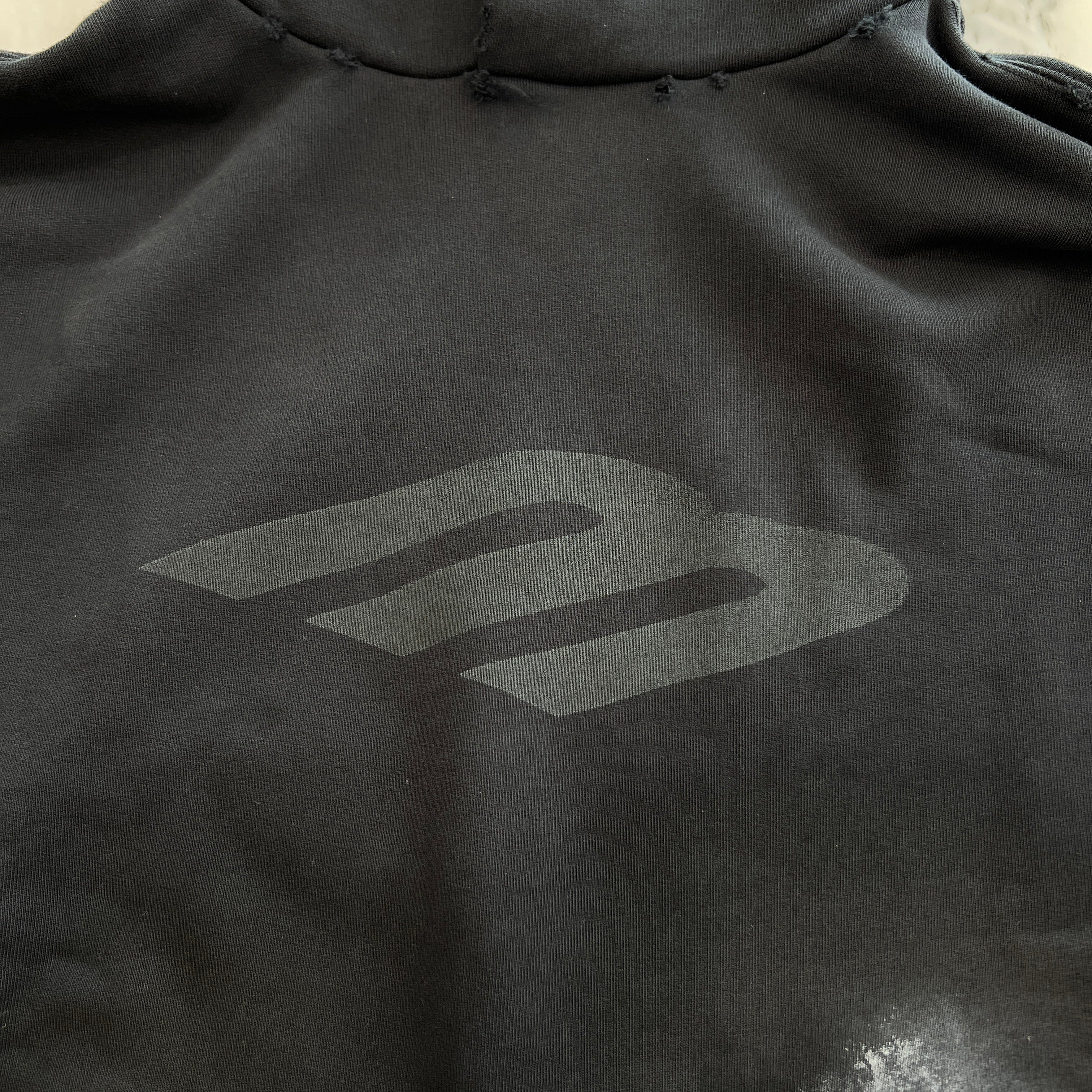 BALENCIAGA 2024AW 3B Stencil Medium Fit Pullover Hoodie 767877 TQVT7 Size M バレンシアガ 3B ステンシル ミディアムフィット プルオーバーフーディ サイズM