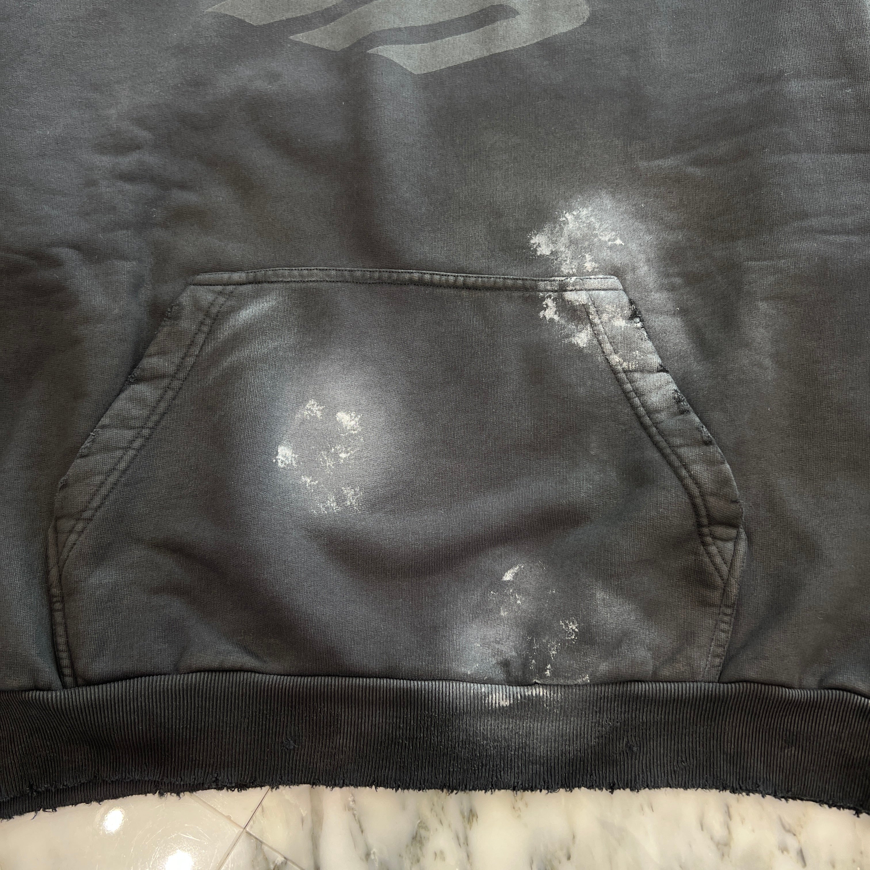 BALENCIAGA 2024AW 3B Stencil Medium Fit Pullover Hoodie 767877 TQVT7 Size M バレンシアガ 3B ステンシル ミディアムフィット プルオーバーフーディ サイズM