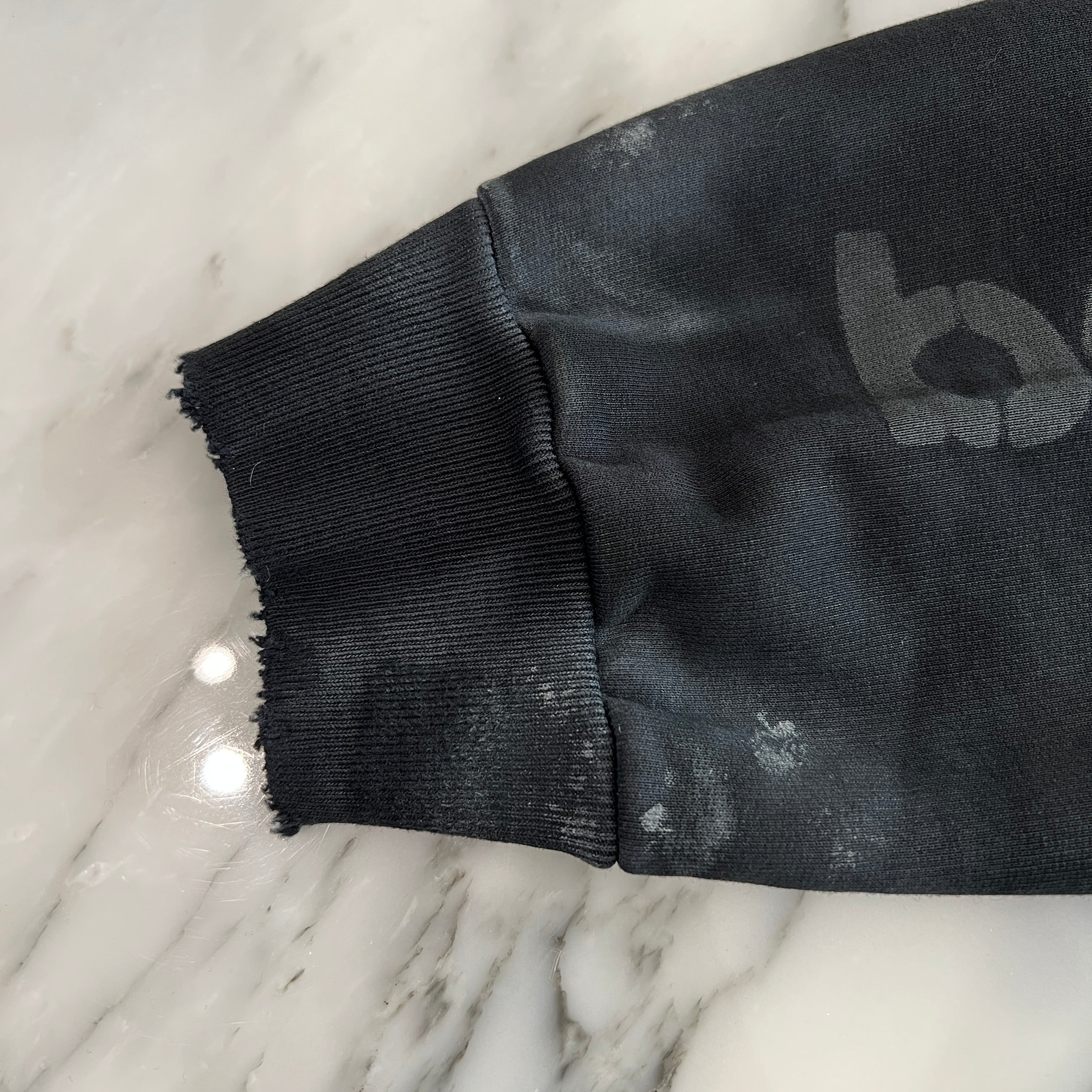 BALENCIAGA 2024AW 3B Stencil Medium Fit Pullover Hoodie 767877 TQVT7 Size M バレンシアガ 3B ステンシル ミディアムフィット プルオーバーフーディ サイズM