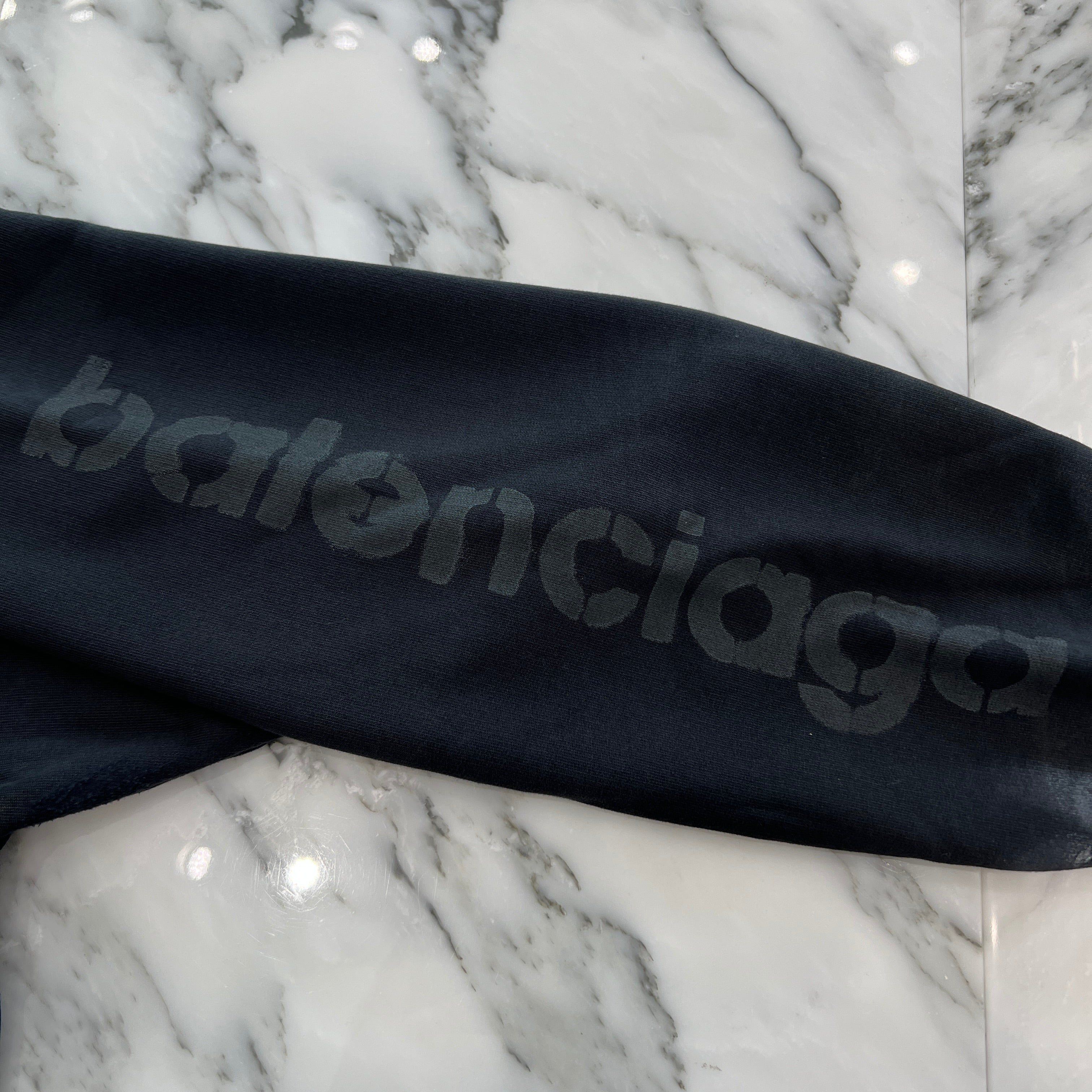 BALENCIAGA 2024AW 3B Stencil Medium Fit Pullover Hoodie 767877 TQVT7 Size M バレンシアガ 3B ステンシル ミディアムフィット プルオーバーフーディ サイズM