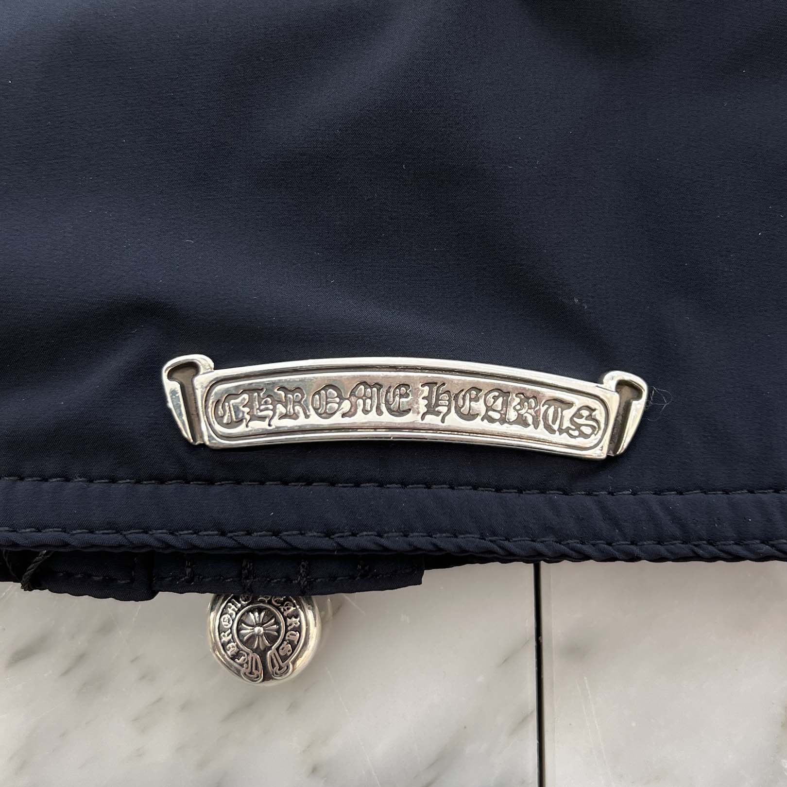 CHROME HEARTS Y NOT Nylon Dual Zip Hooded Jacket Size M クロムハーツ ワイノット ナイロン デュアルジップ フーデットジャケット サイズM